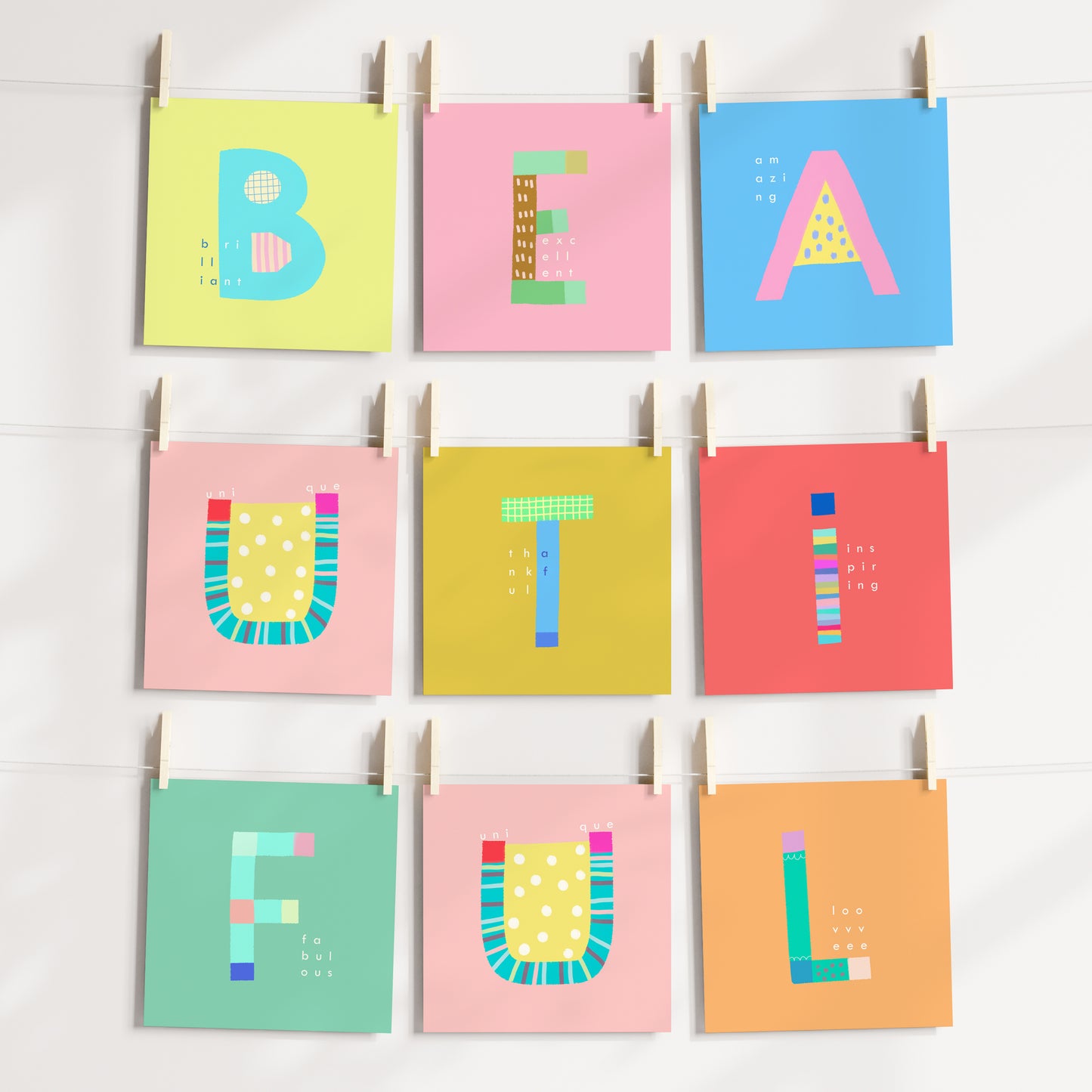 Pick Pop Prints - 3 Cards