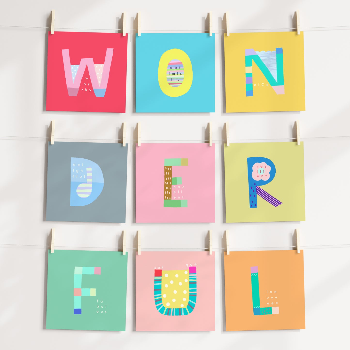 Pick Pop Prints - 3 Cards