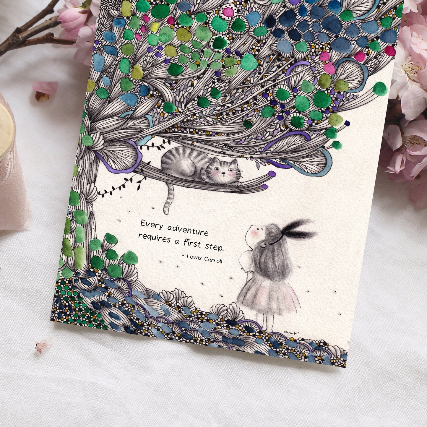 Alice in Wonderland - Postcard