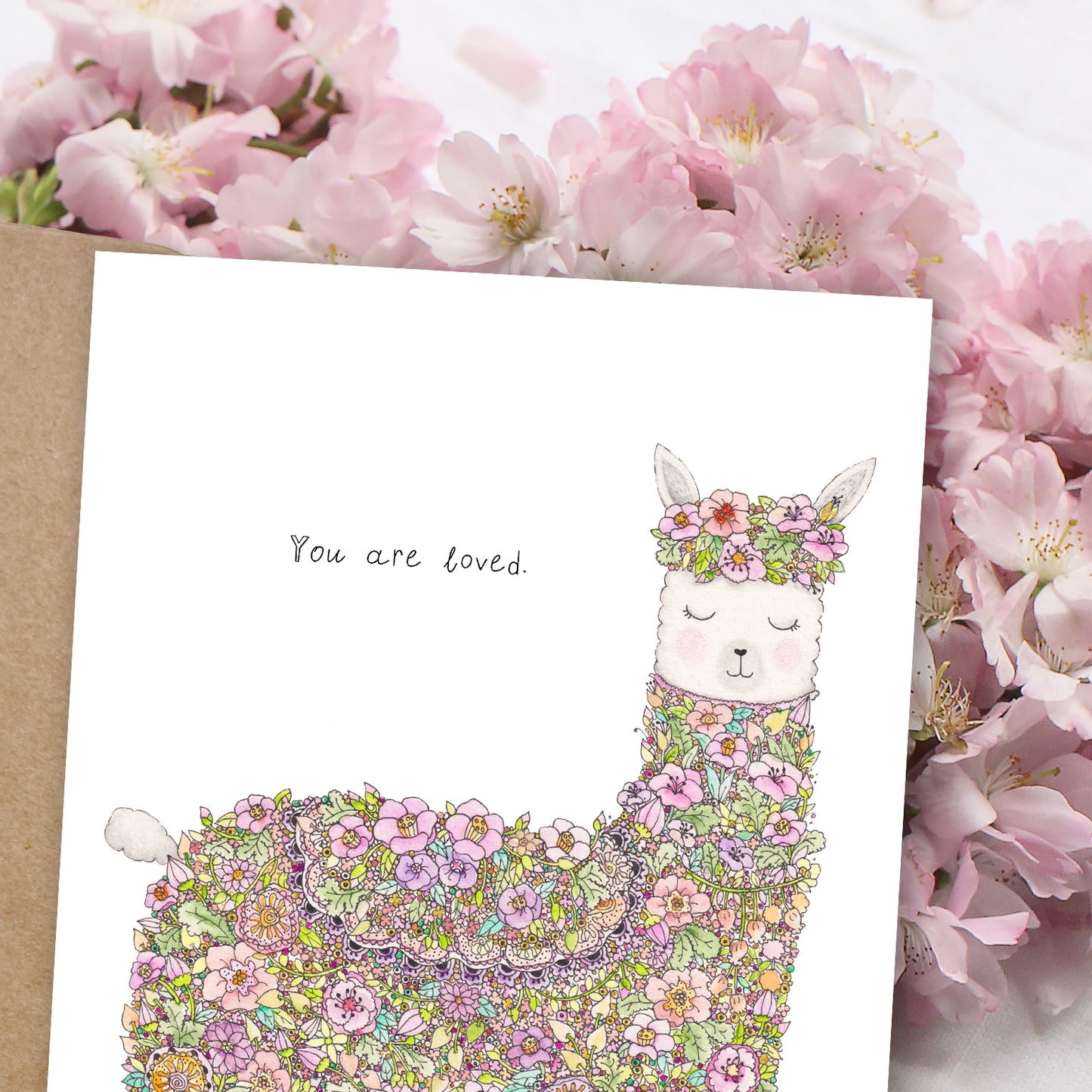 Alpaca - Postcard