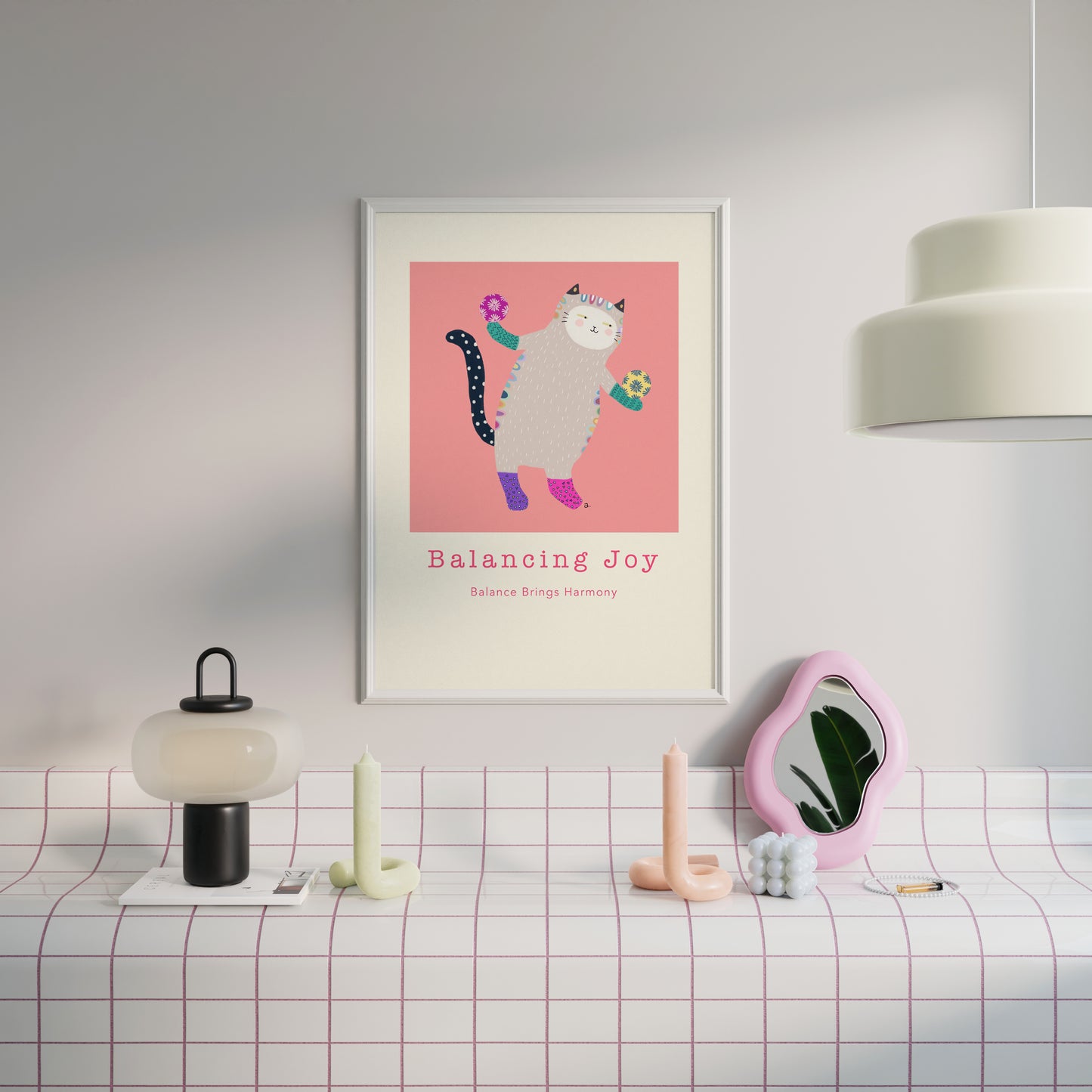 Balancing Joy - Portrait Poster
