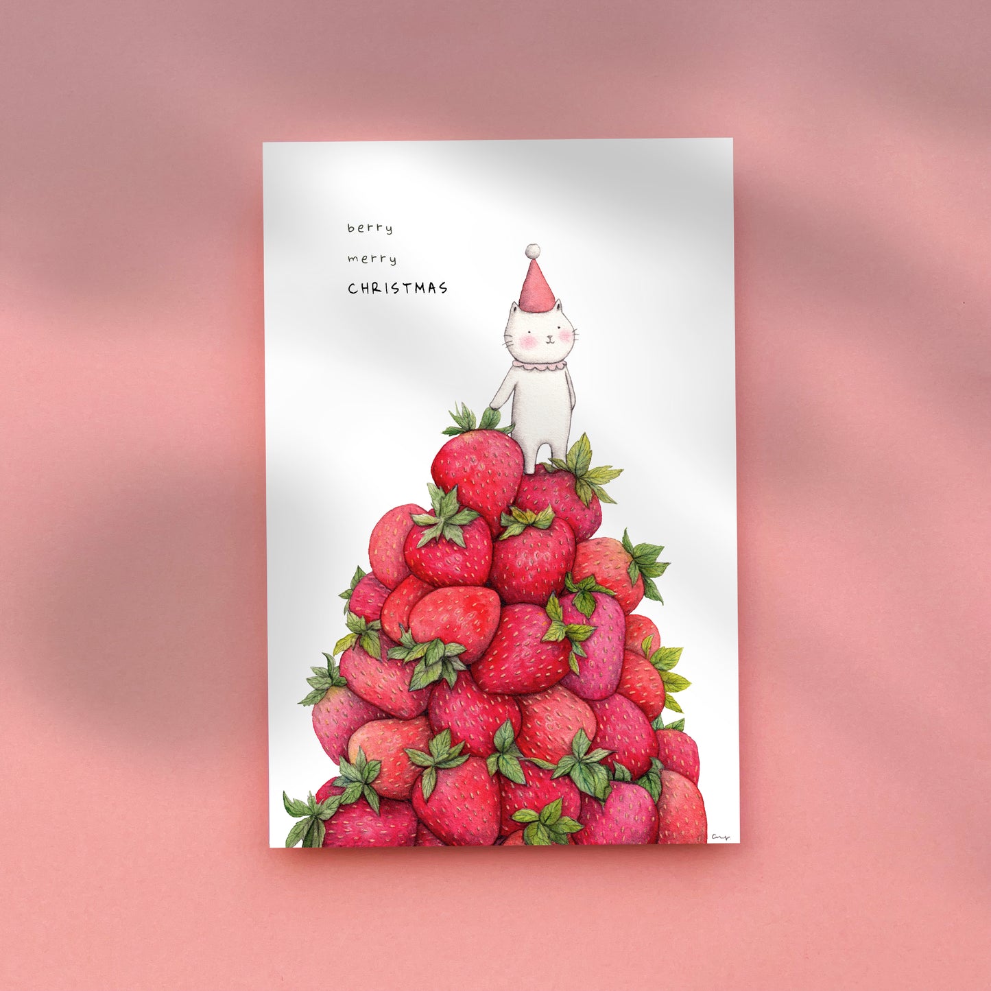 berry Christmas - Postcard