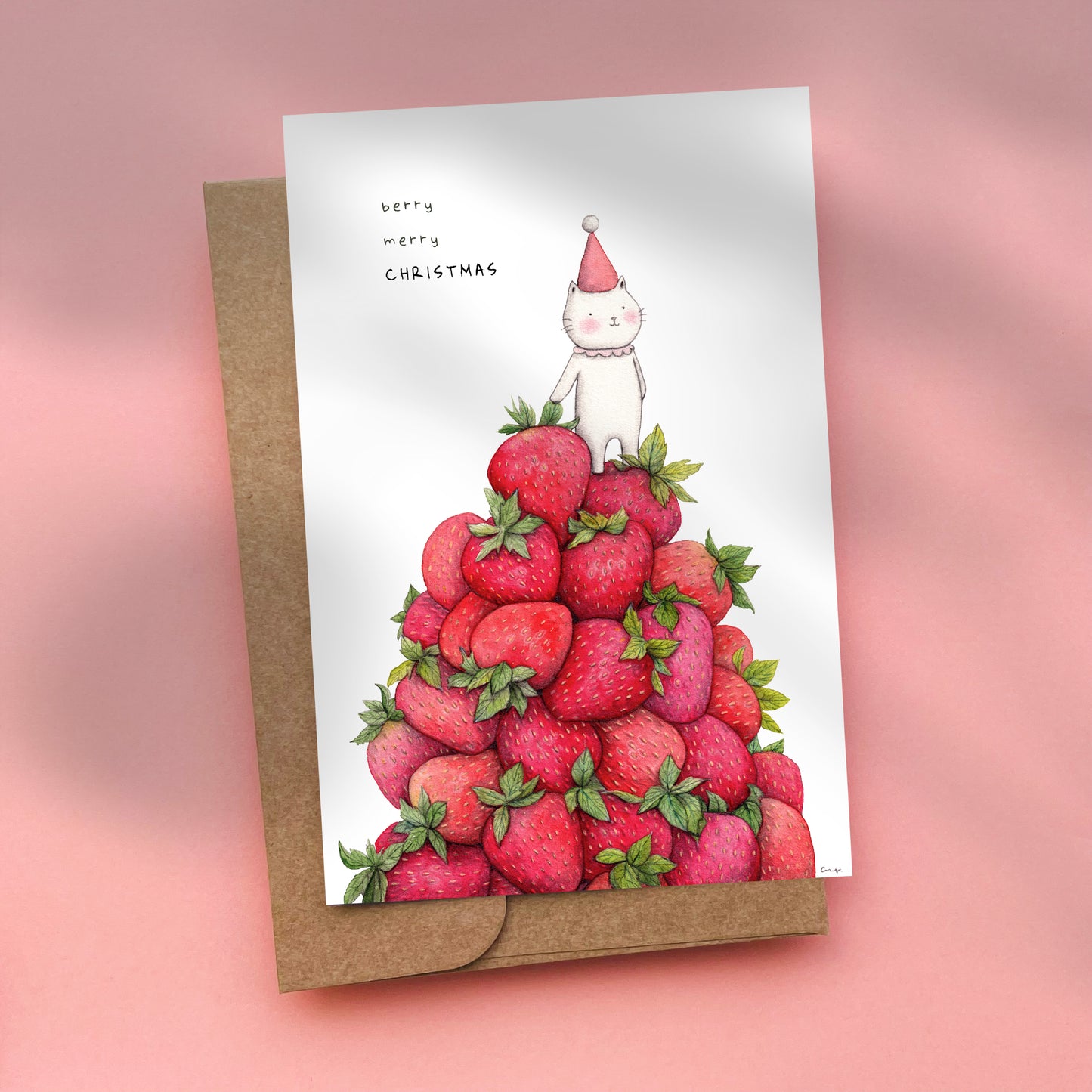 berry Christmas - Postcard
