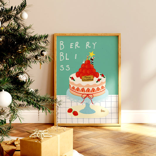 Thankful Table - Berry Bliss Borderless Poster
