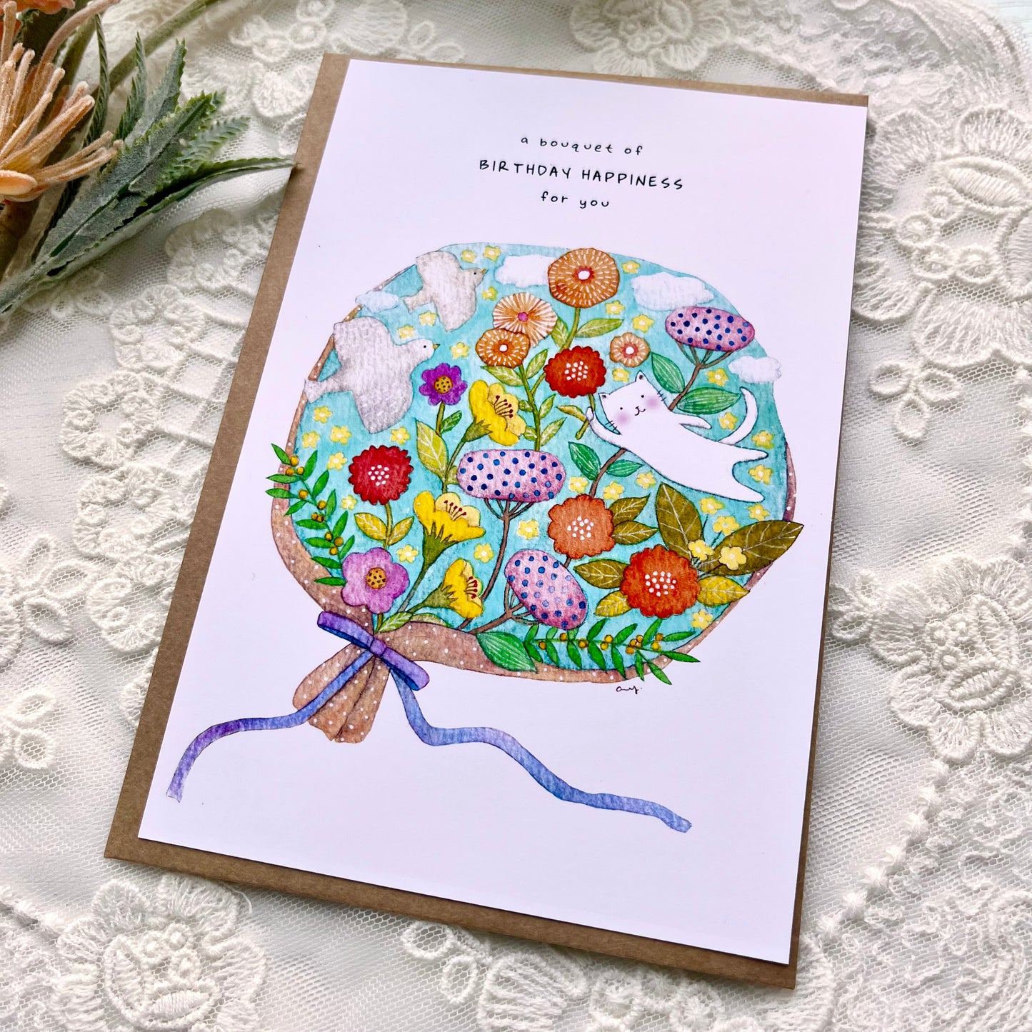 Gratitude Bouquet - Postcard