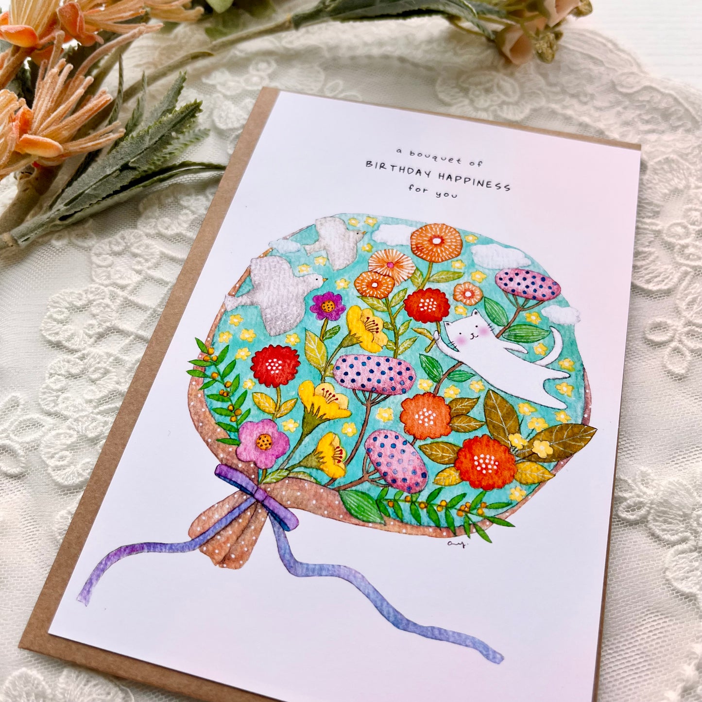 Gratitude Bouquet - Postcard