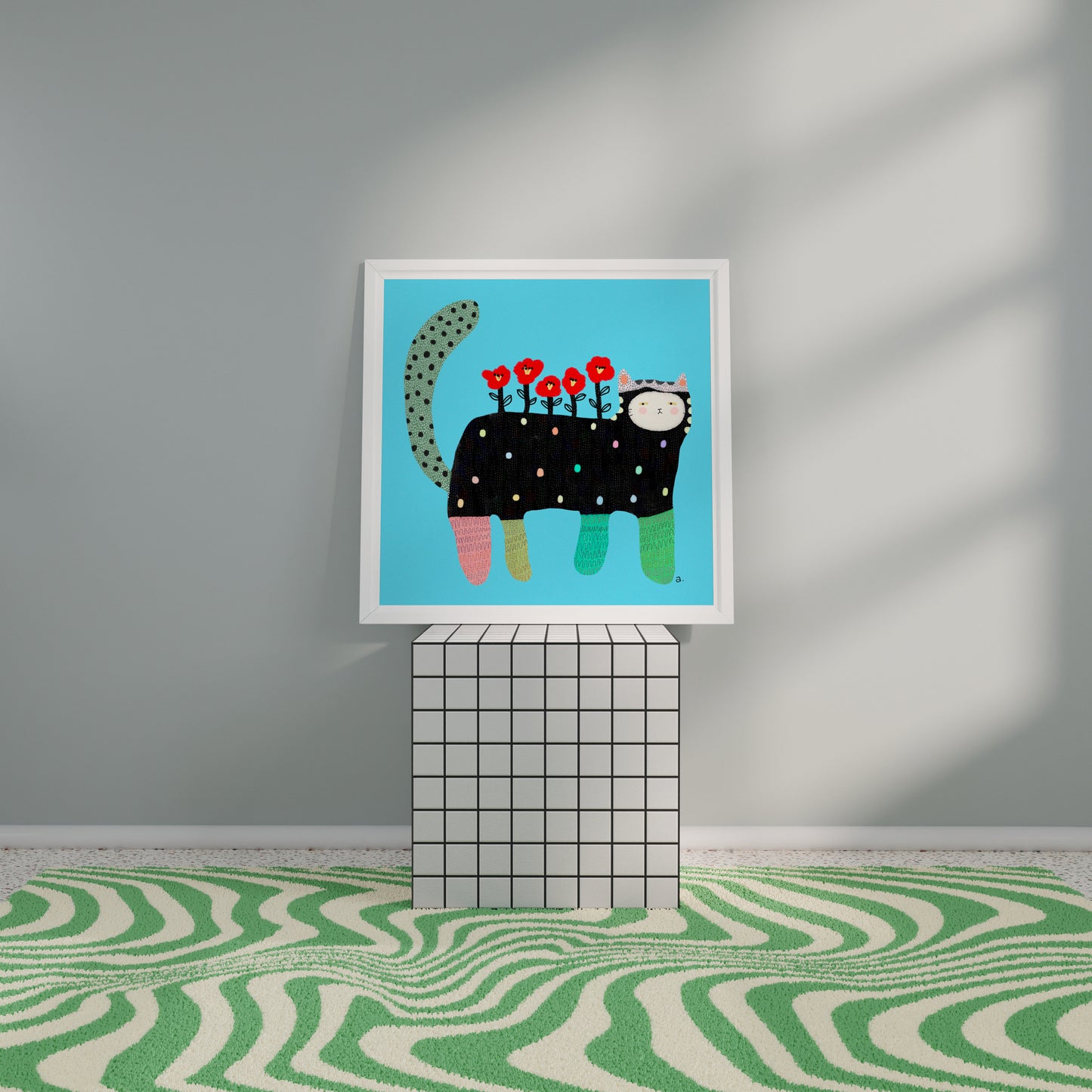 Blooming into Your Best Self - Square Poster