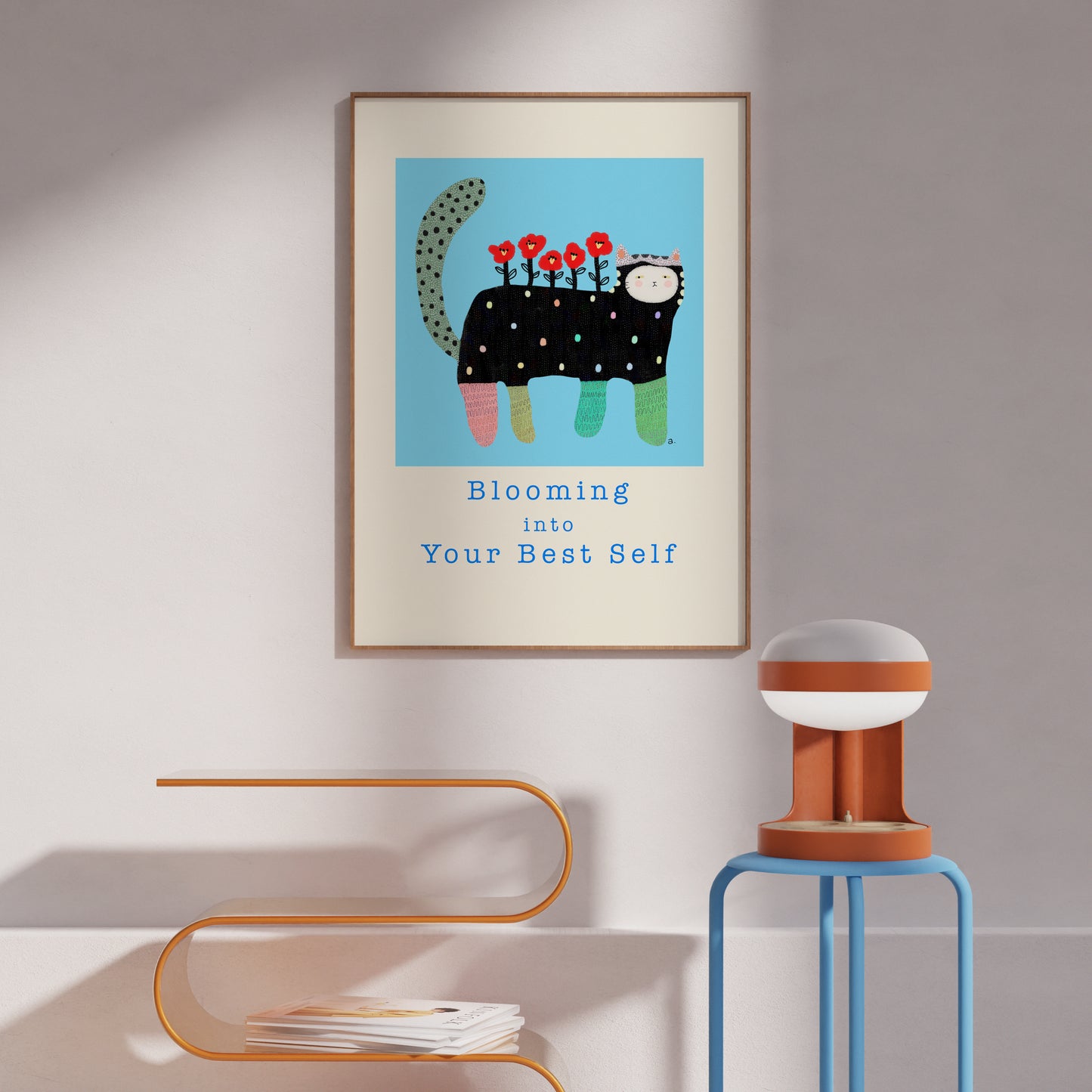 Blooming into Your Best Self - Portrait Poster