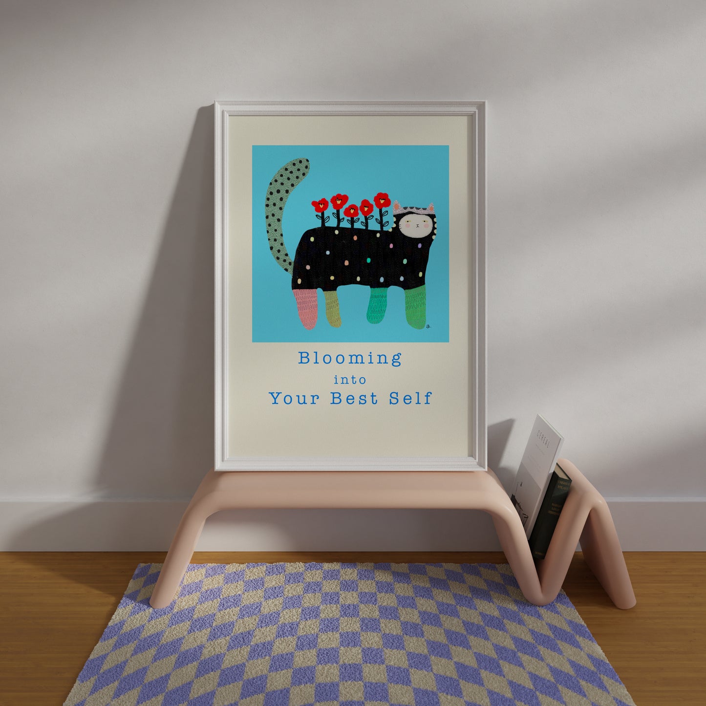 Blooming into Your Best Self - Portrait Poster