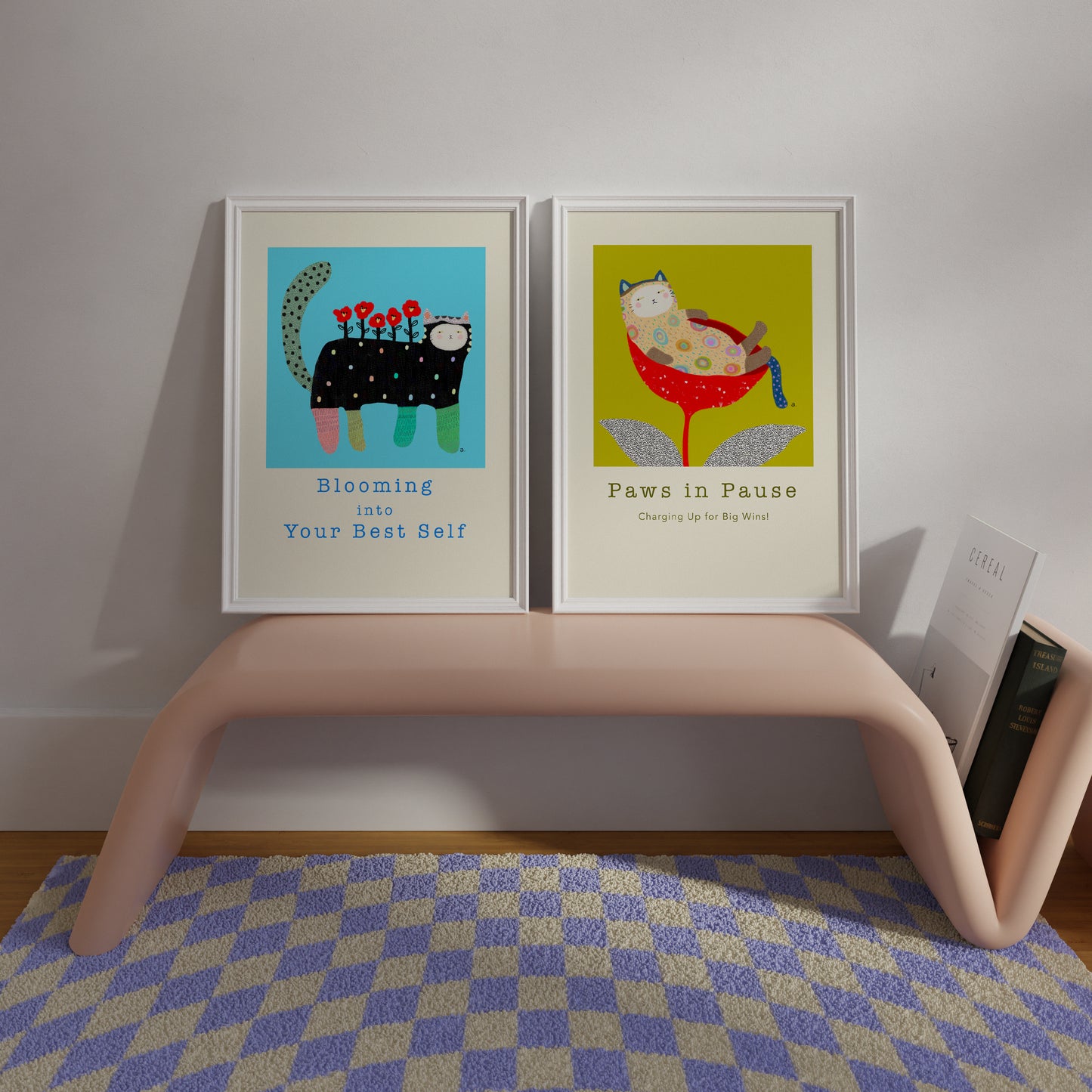 Blooming into Your Best Self - Portrait Poster