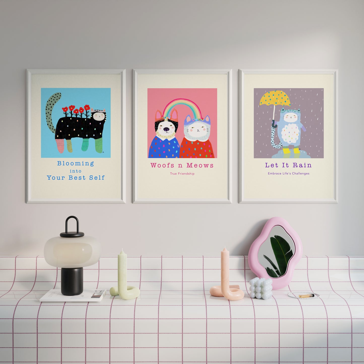 Blooming into Your Best Self - Portrait Poster
