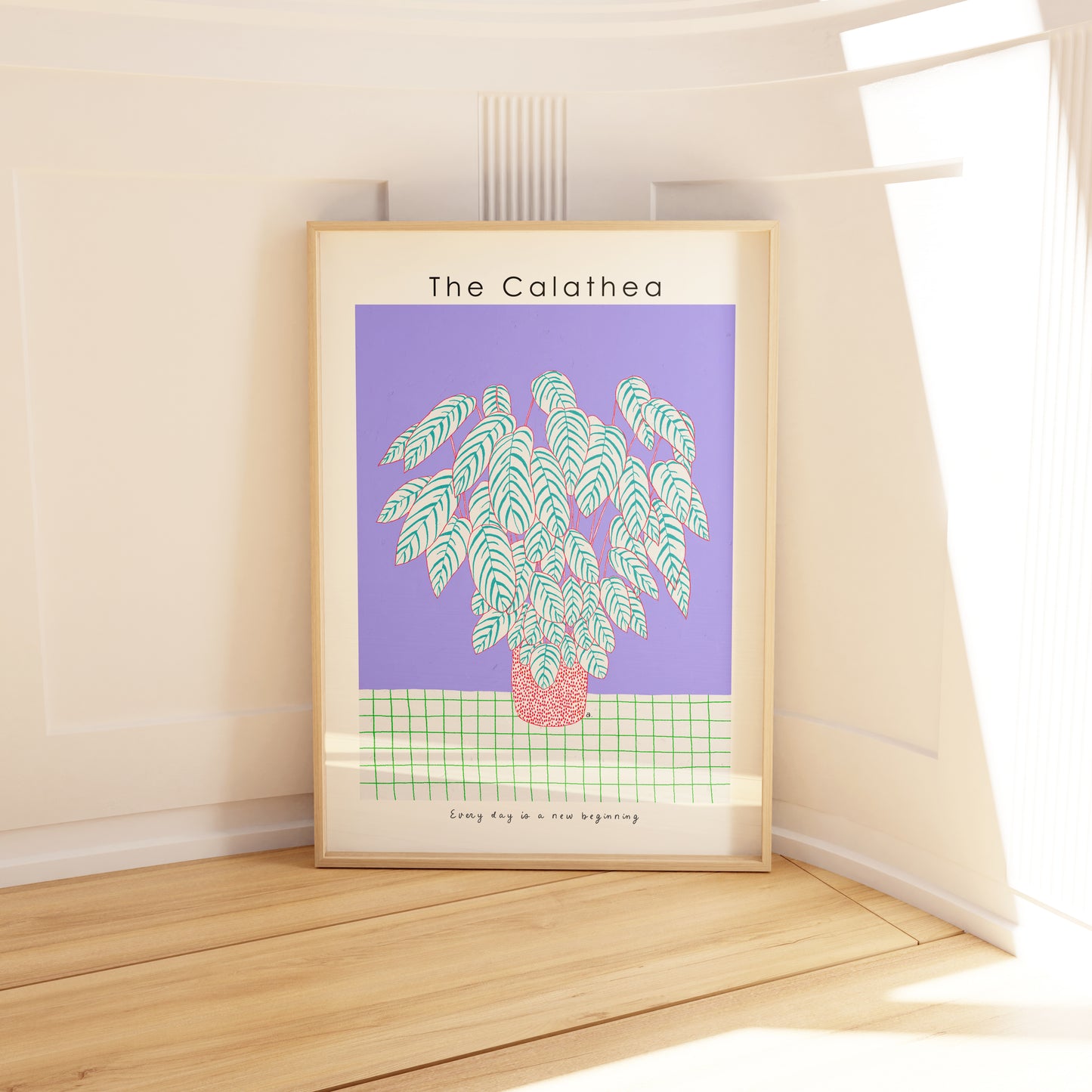 The Calathea Poster | Shuu.Room Botanical Collection | Premium Quality
