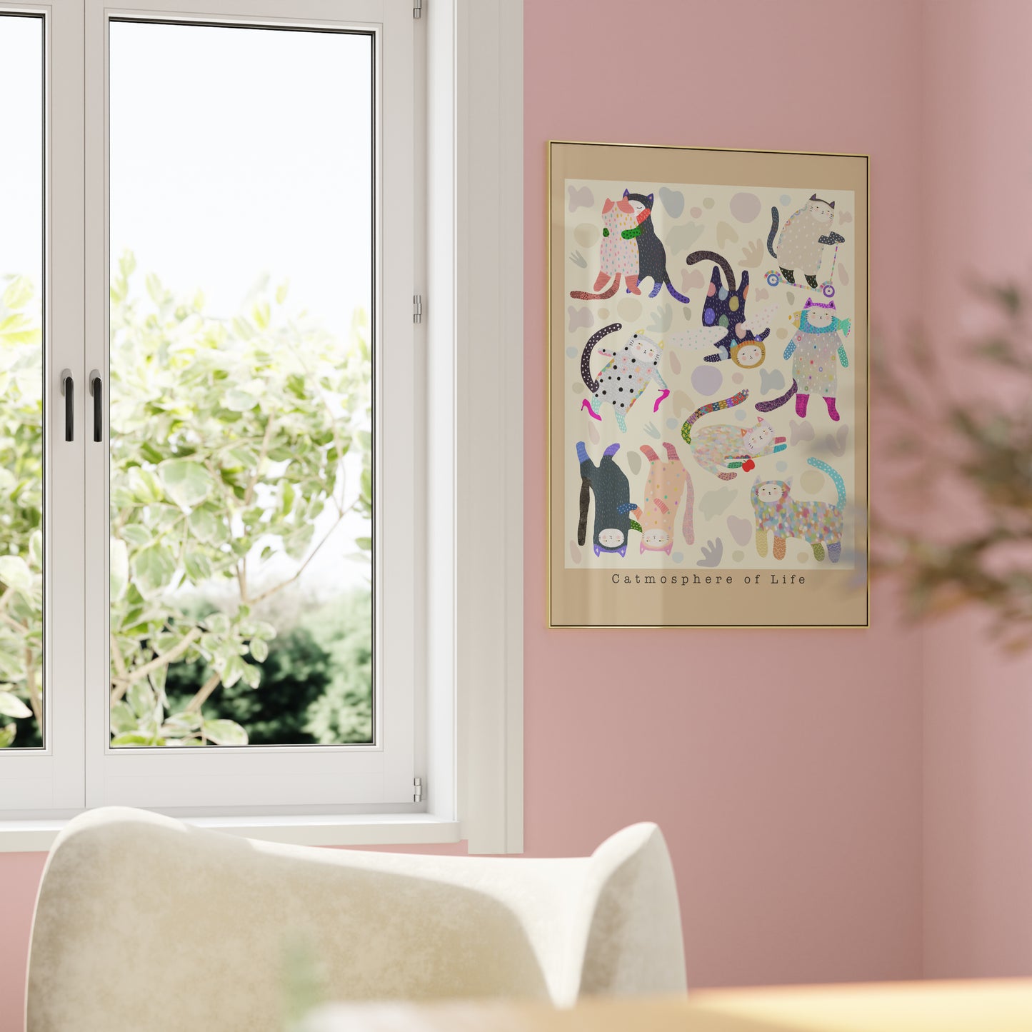Catmosphere of Life - Portrait Poster