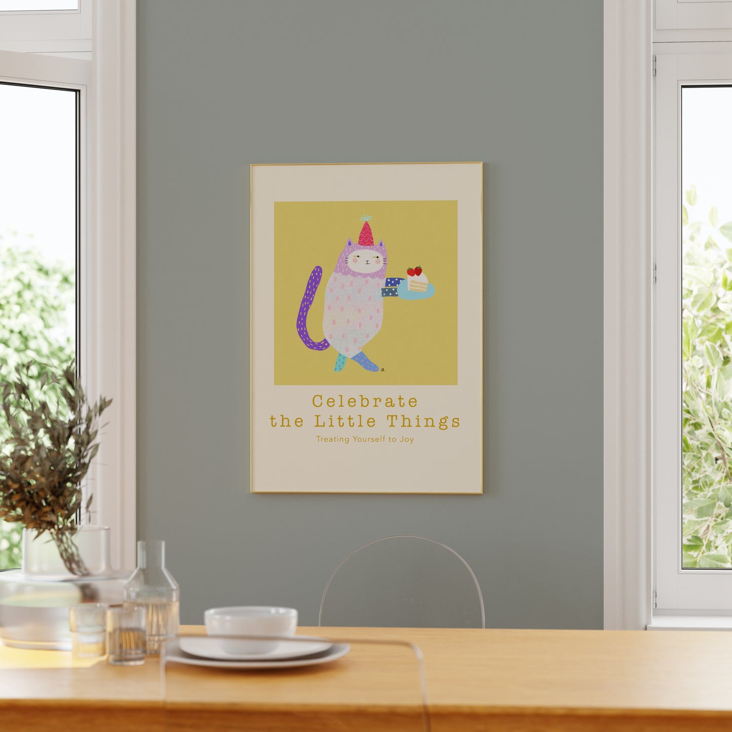 Celebrate Little Things - Portrait Poster