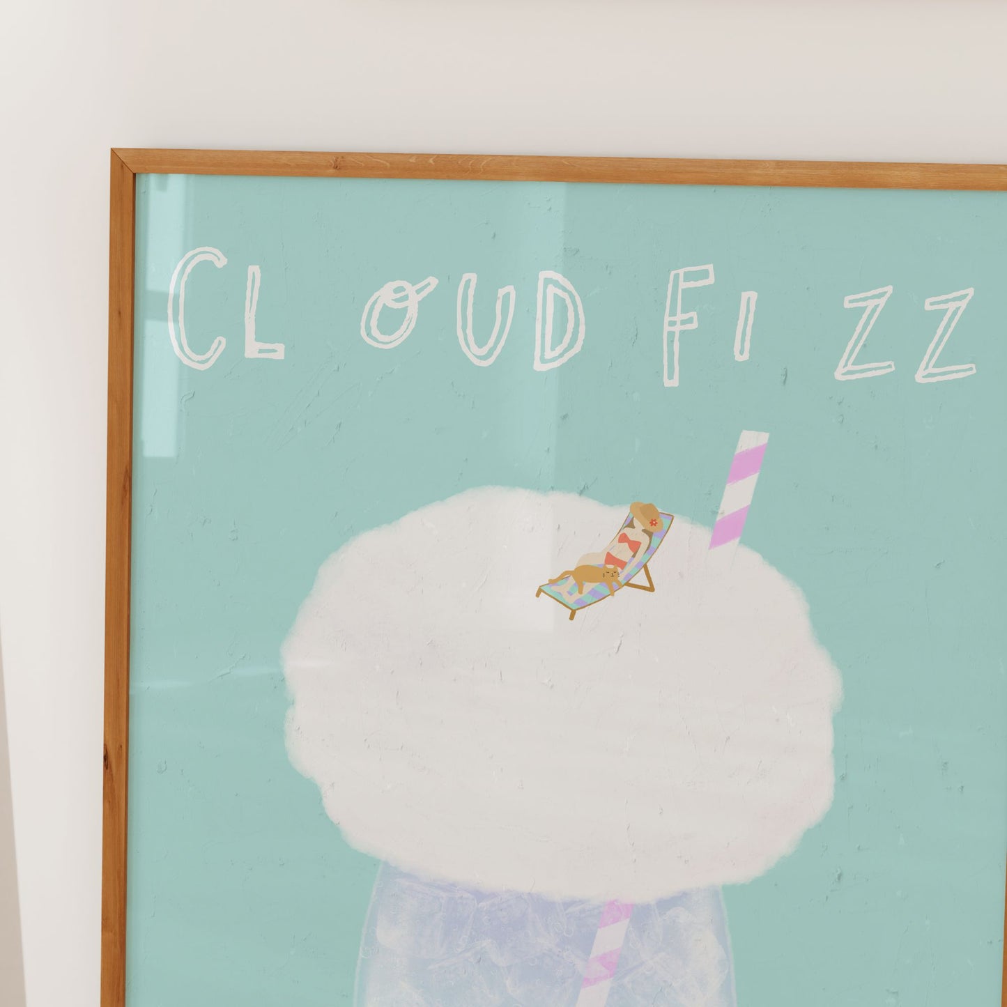 Cloud Fizz Poster Minimal Style Mockup Image 05