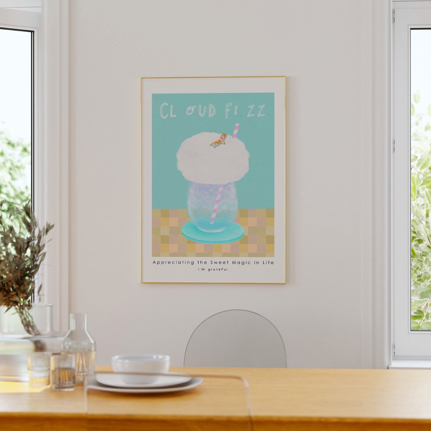 Cloud Fizz Poster Mockup Image 01