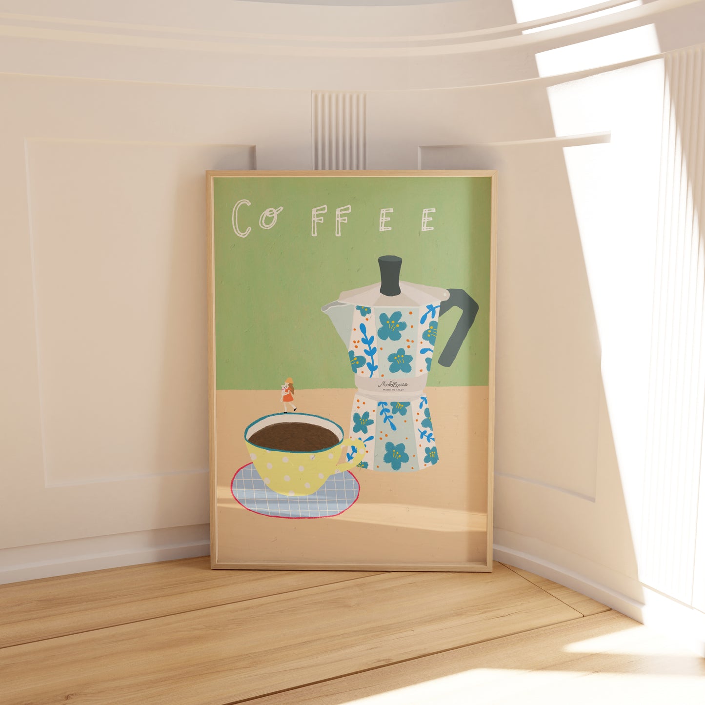 Thankful Table - Coffee Borderless Poster