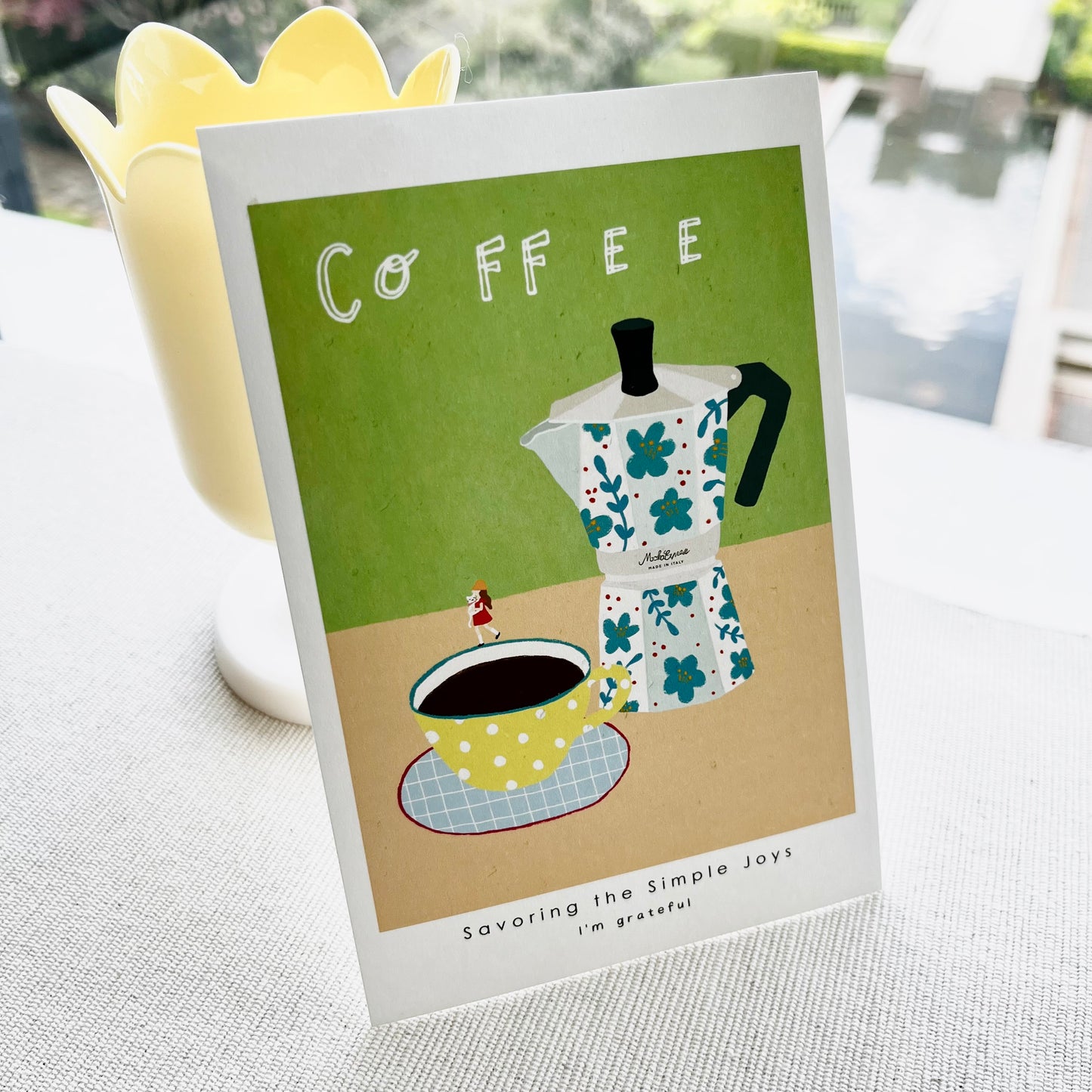 Thankful Table - Coffee Postcard