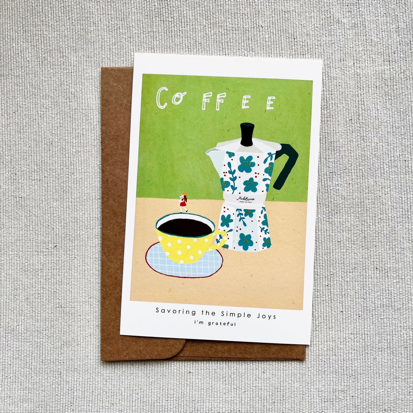 Thankful Table - Coffee Postcard