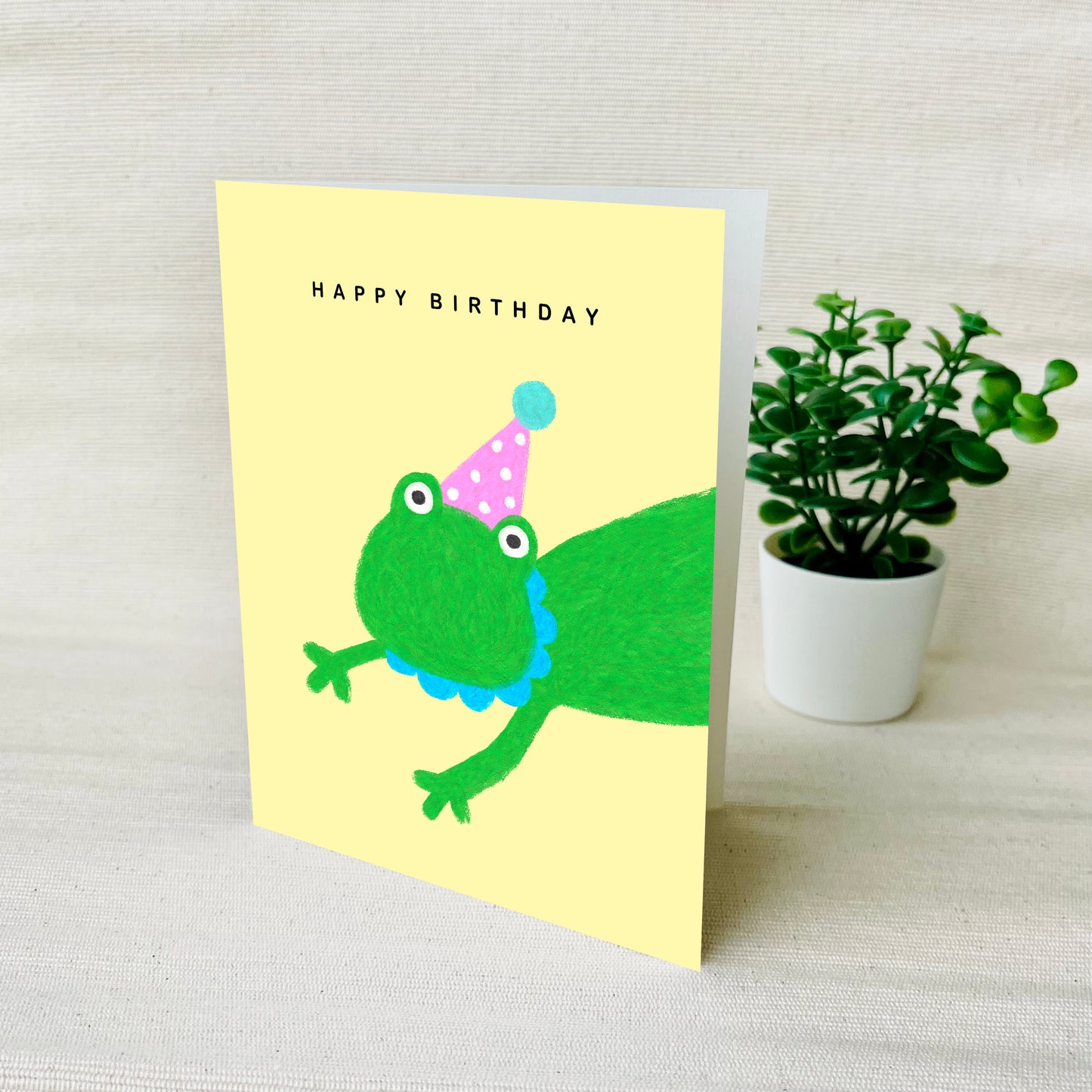 Party Animal Birthday Card - Frog