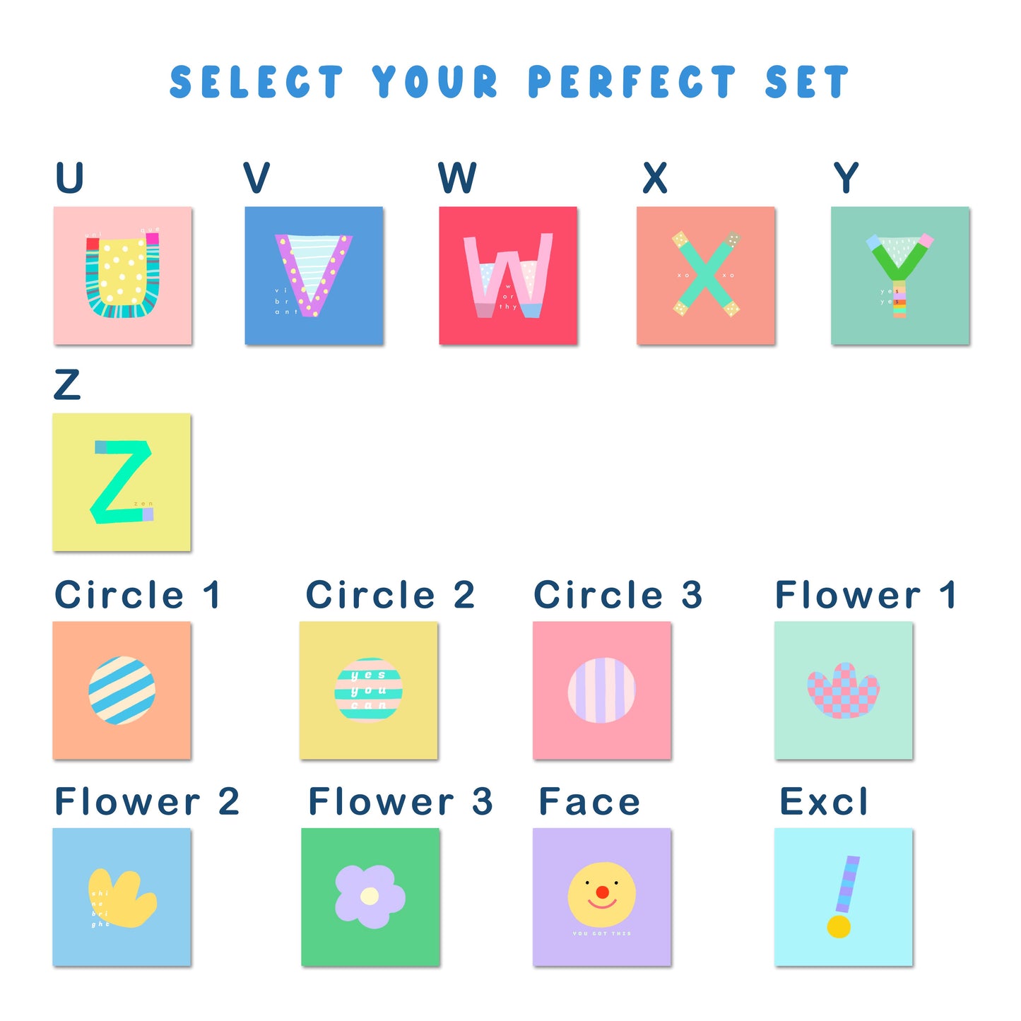 Pick Pop Prints - 3 Cards