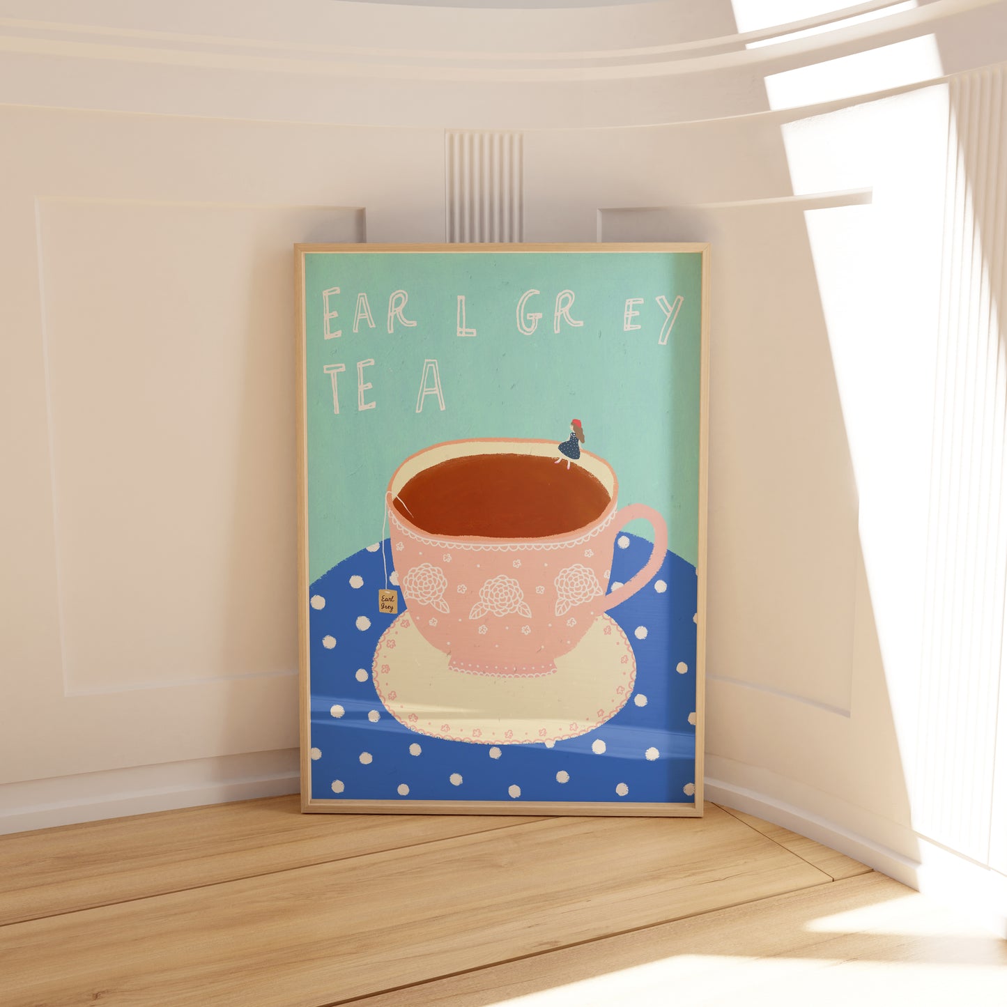 Thankful Table - Earl Grey Tea Borderless Poster