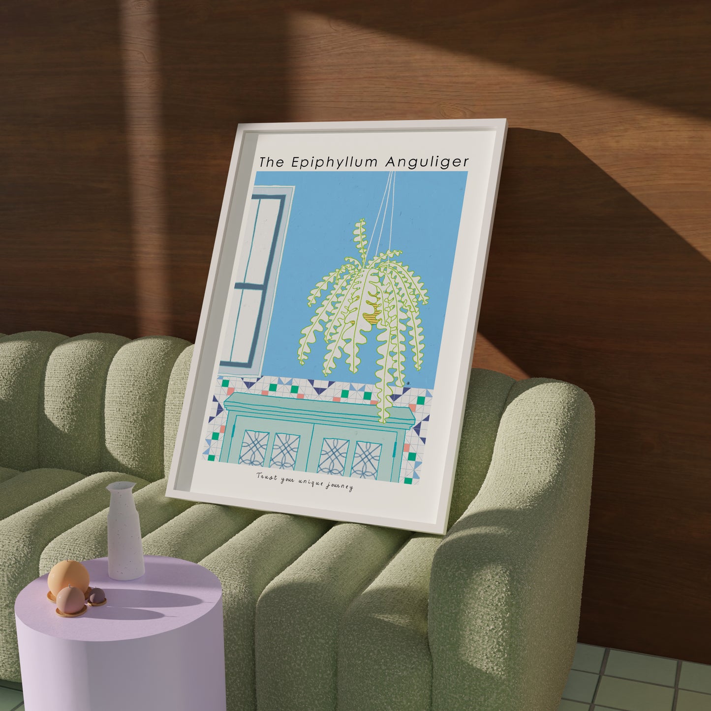 The Epiphyllum Anguliger Poster | Shuu.Room Botanical Collection | Premium Quality