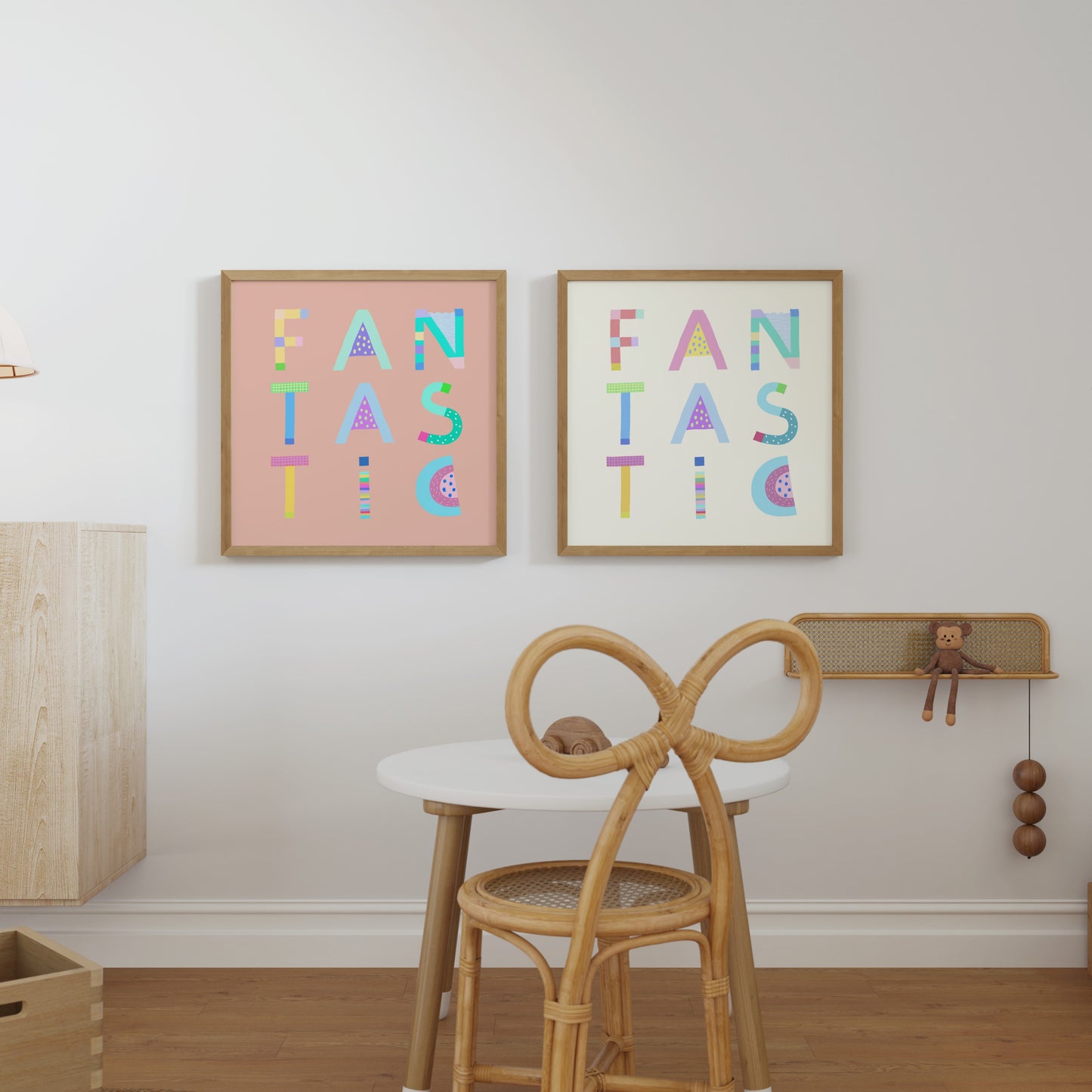 Fantastic Poster (Cream White) – Pick Pop Prints