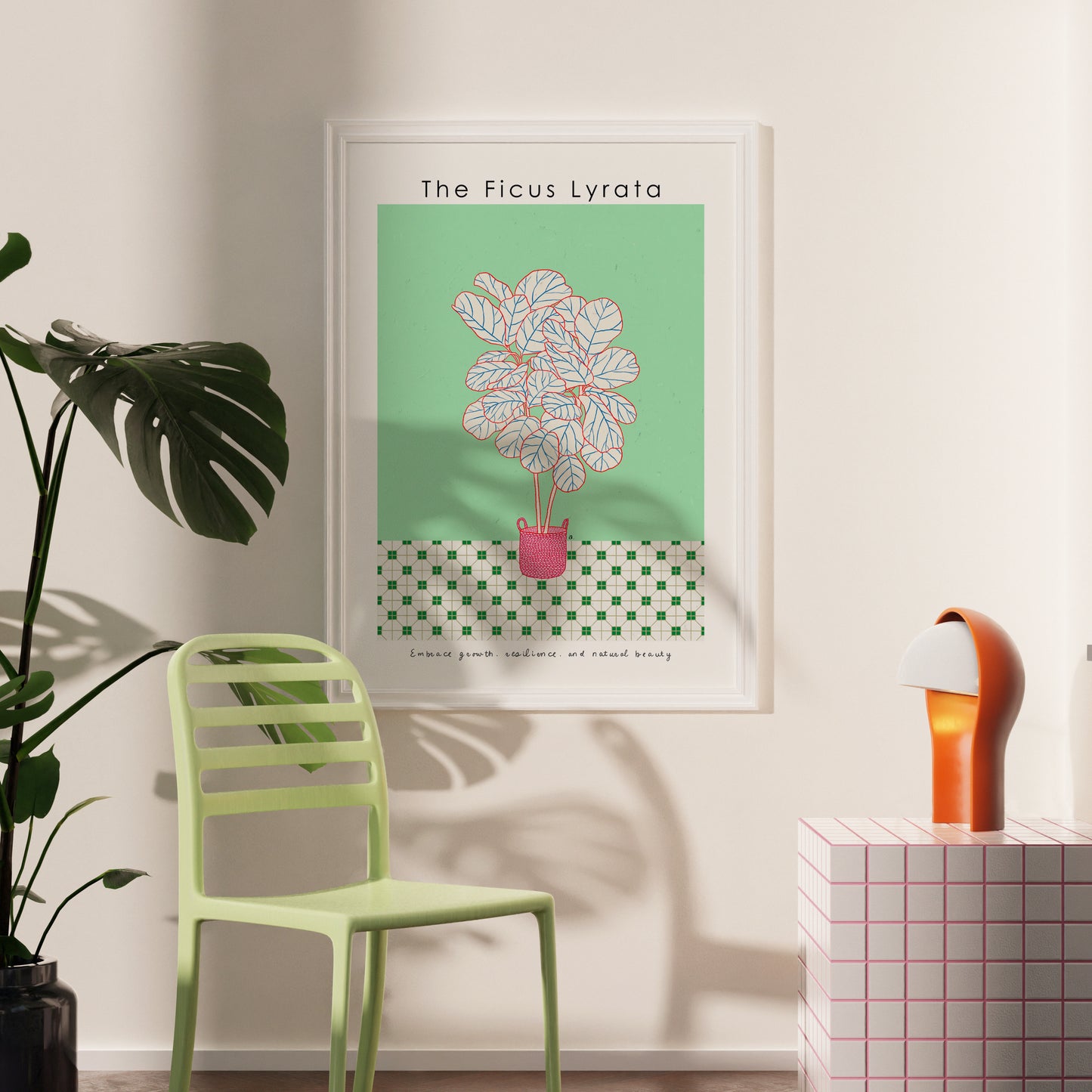 The Ficus Lyrata Poster | Shuu.Room Botanical Collection | Premium Quality