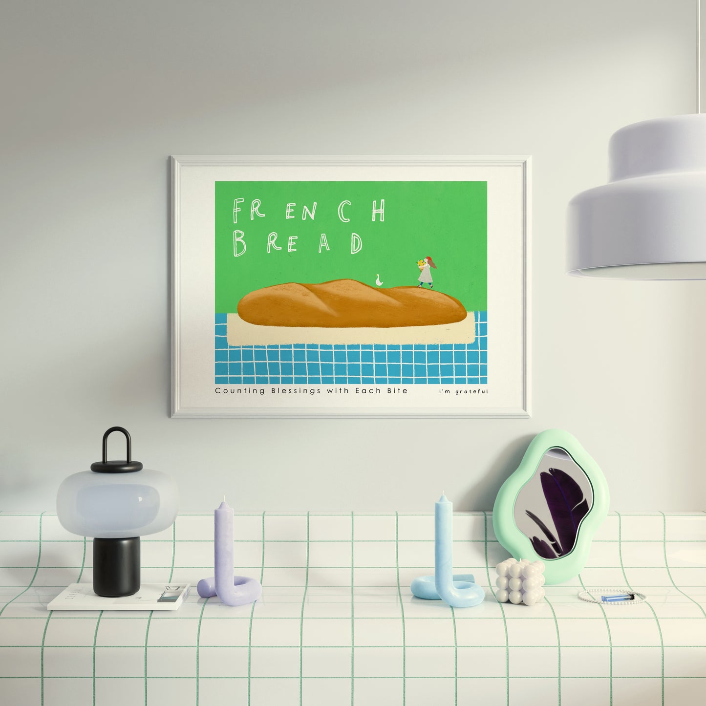 Thankful Table - French Bread Poster