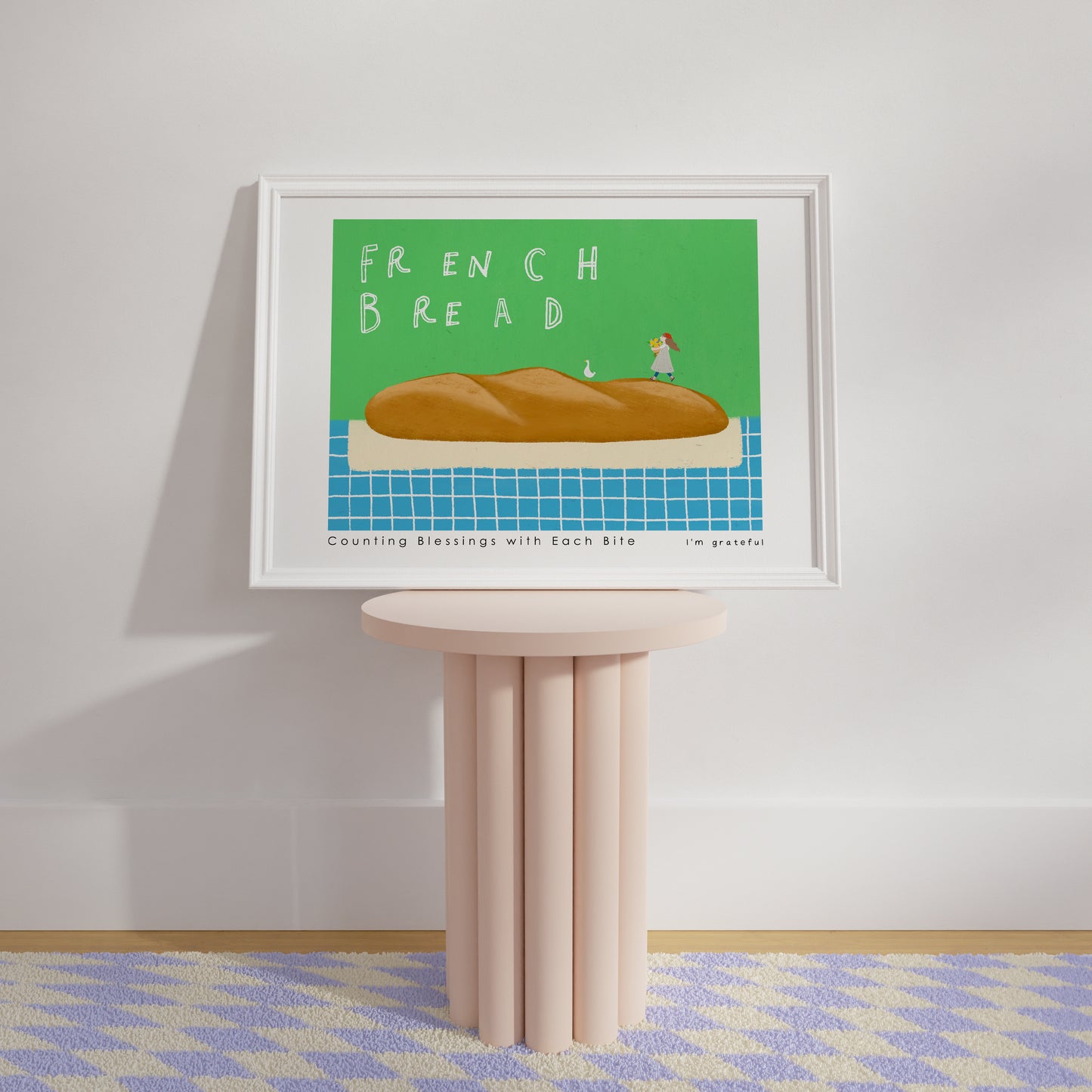Thankful Table - French Bread Poster