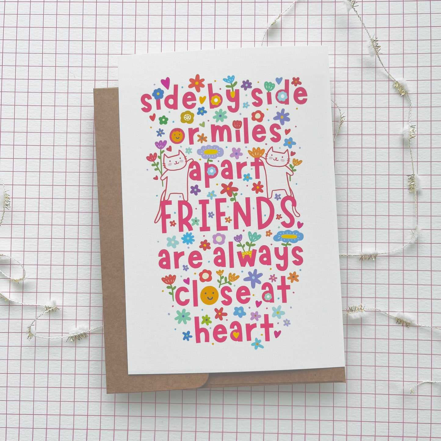 Friendship (Pink) - Postcard