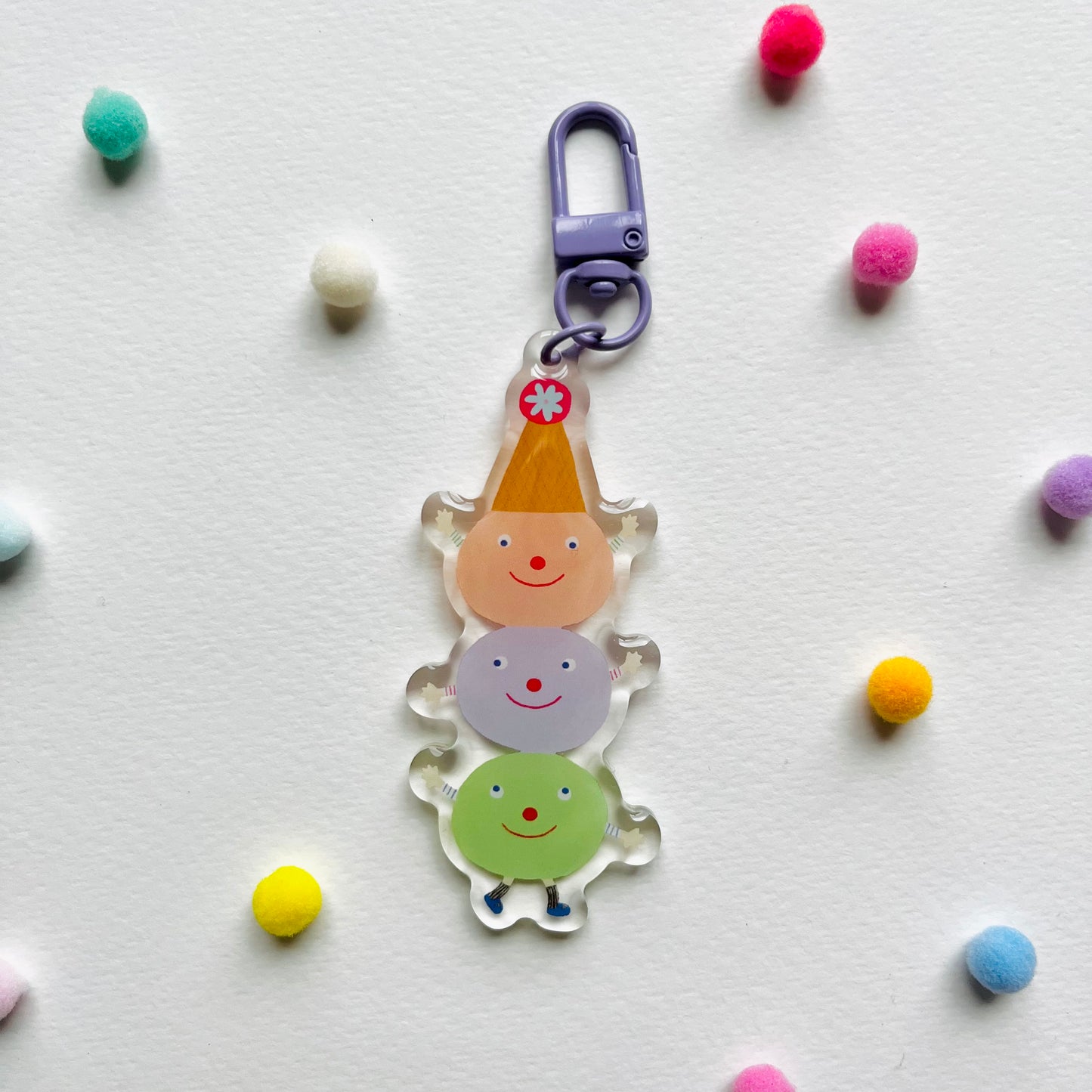 Happy Scoop Trio – haPPy scOOp Keychain