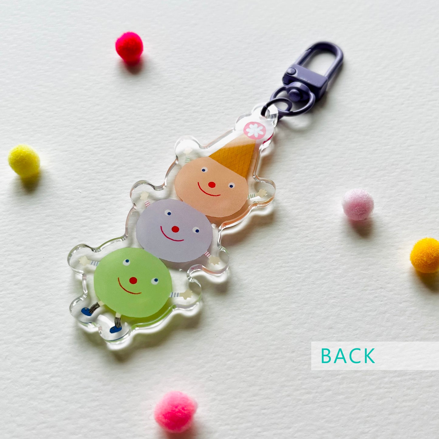 Happy Scoop Trio – haPPy scOOp Keychain