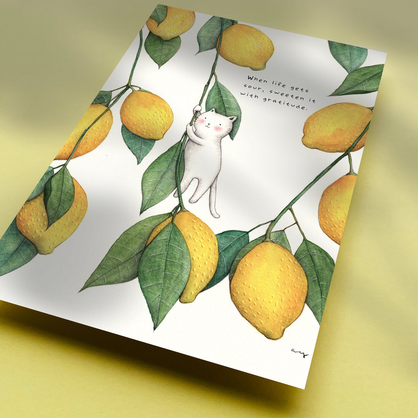 Lemons - Postcard