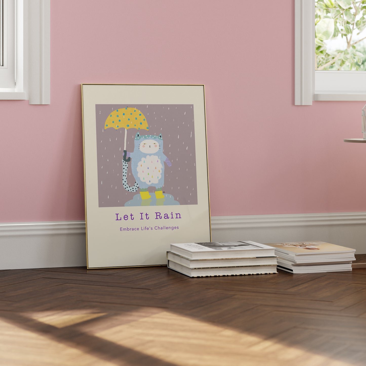 Let It Rain - Portrait Poster