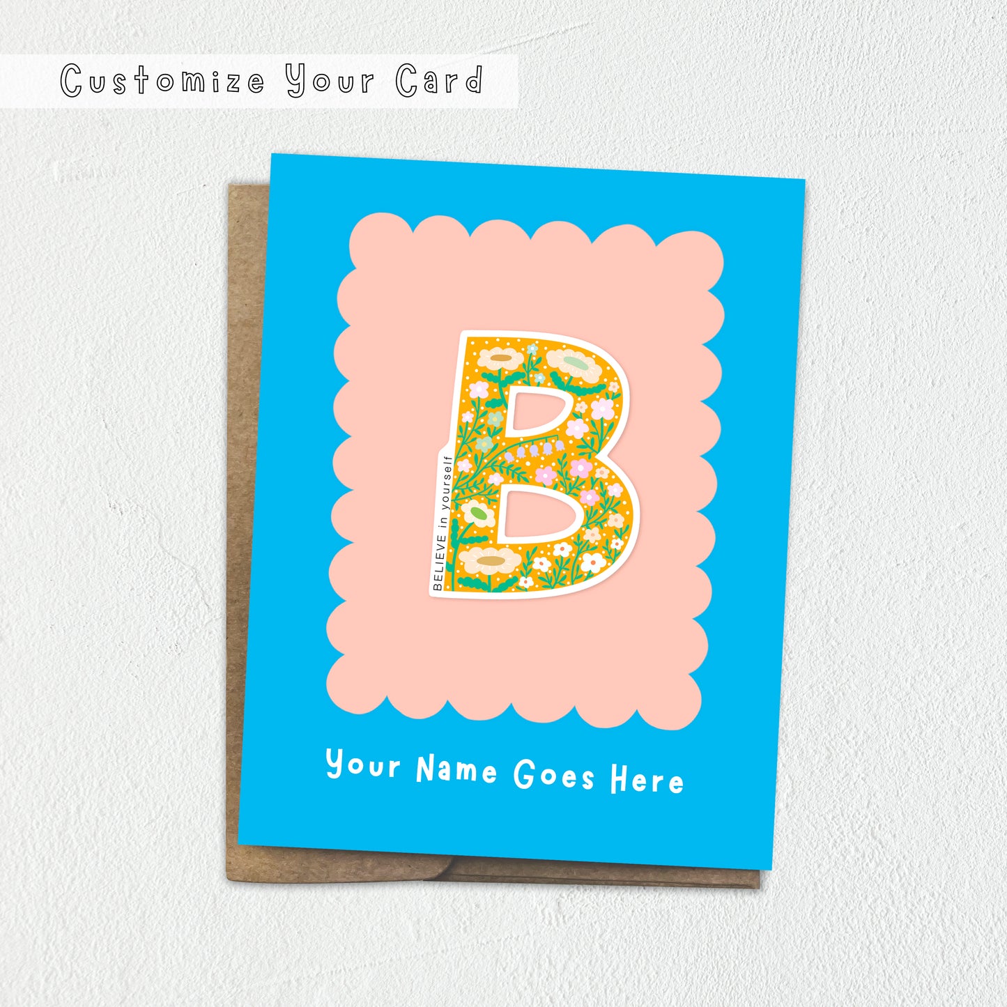 Customized Sticker Greeting Cards