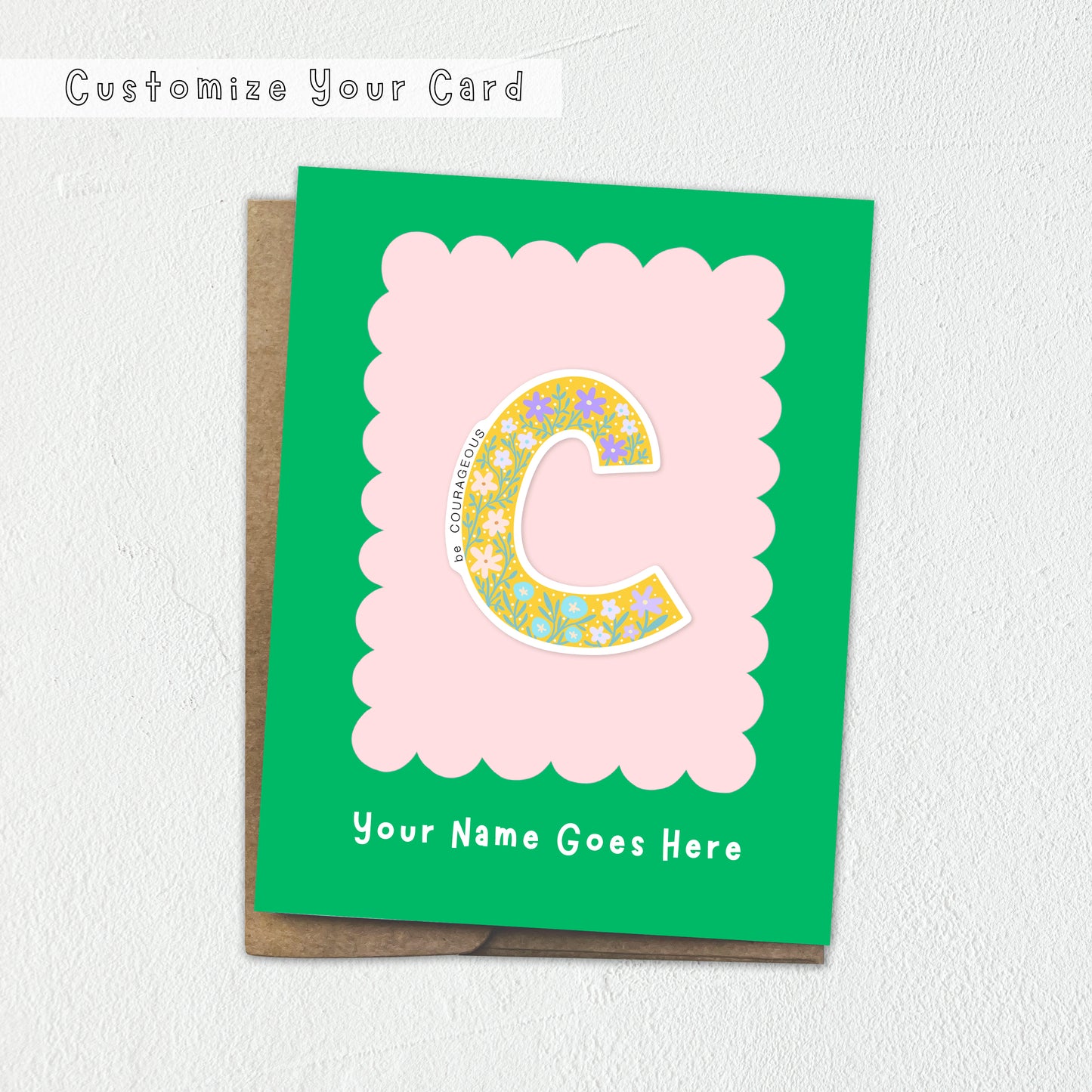 Customized Sticker Greeting Cards