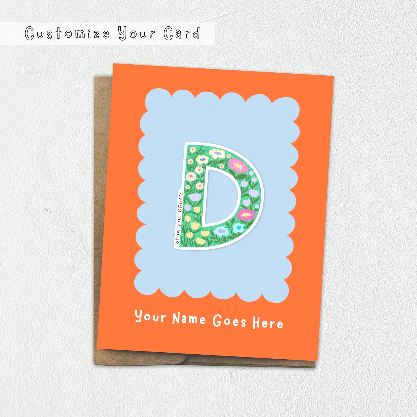 Customized Sticker Greeting Cards