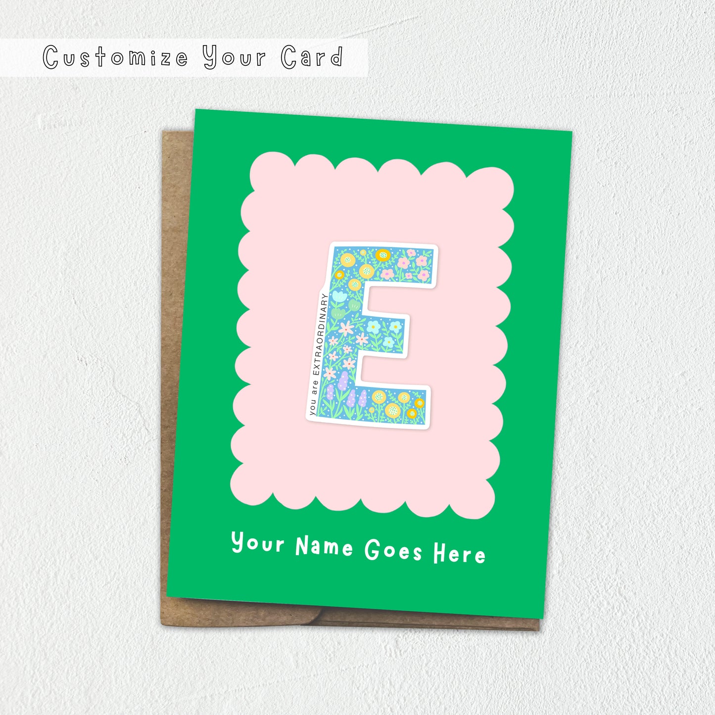 Customized Sticker Greeting Cards