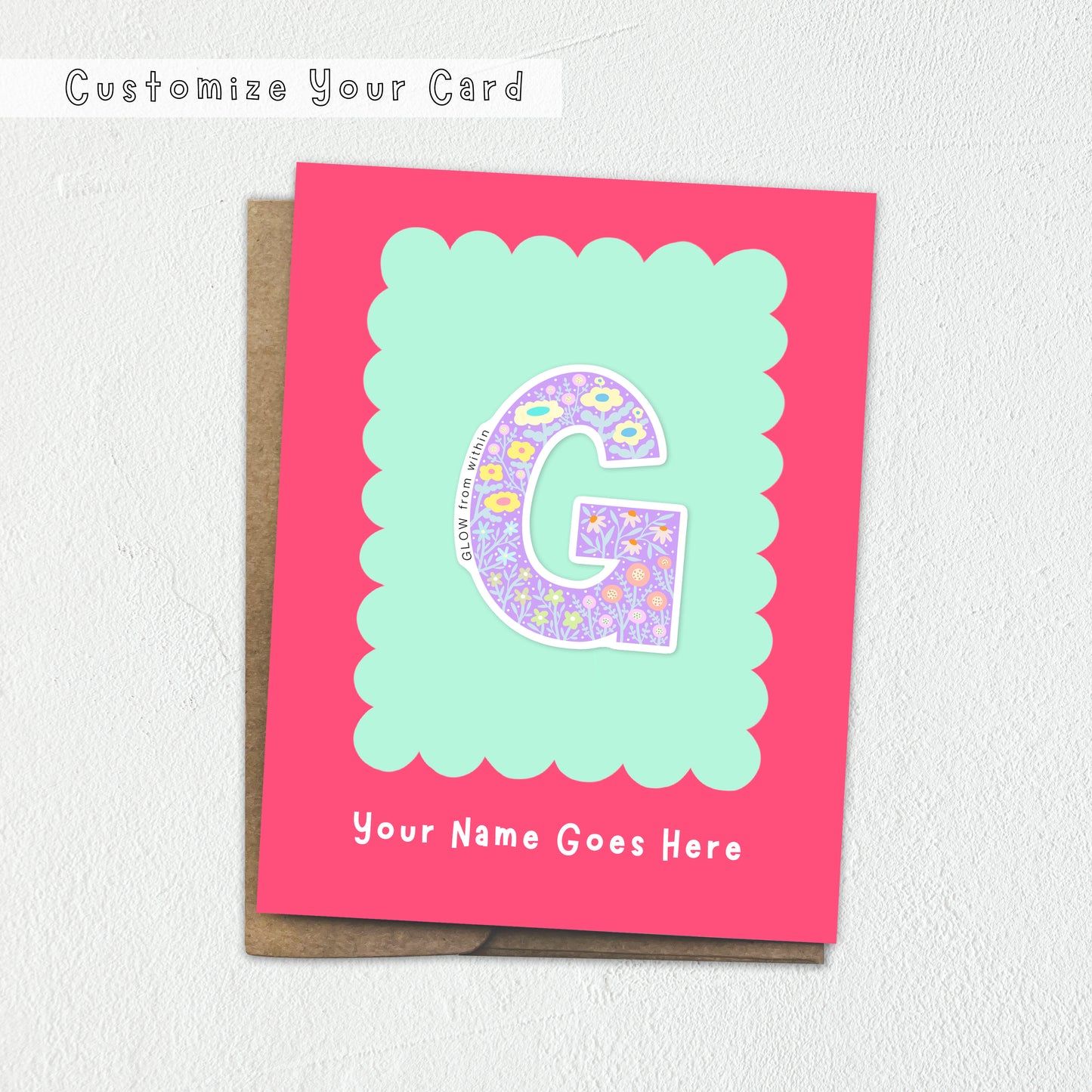 Customized Sticker Greeting Cards