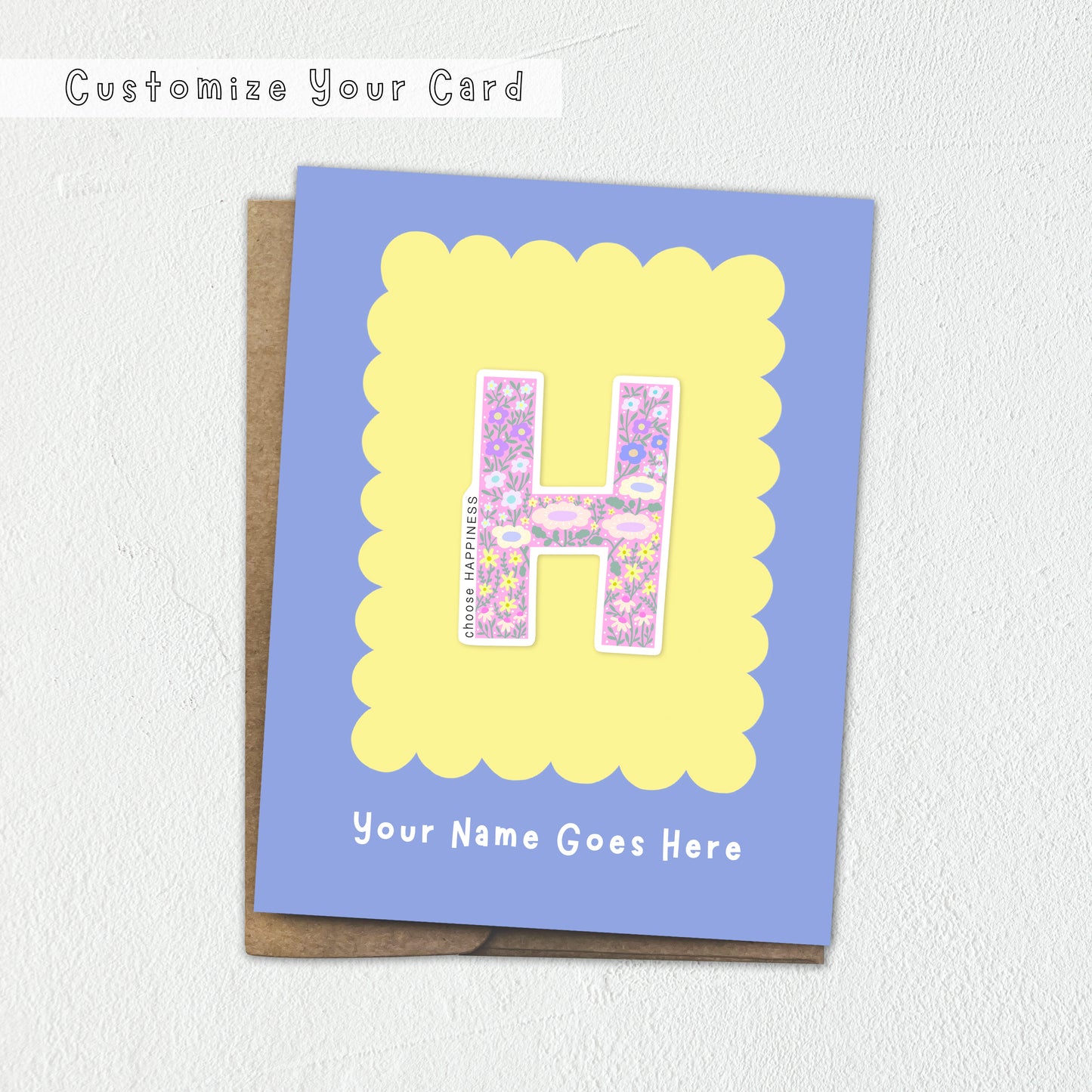 Customized Sticker Greeting Cards