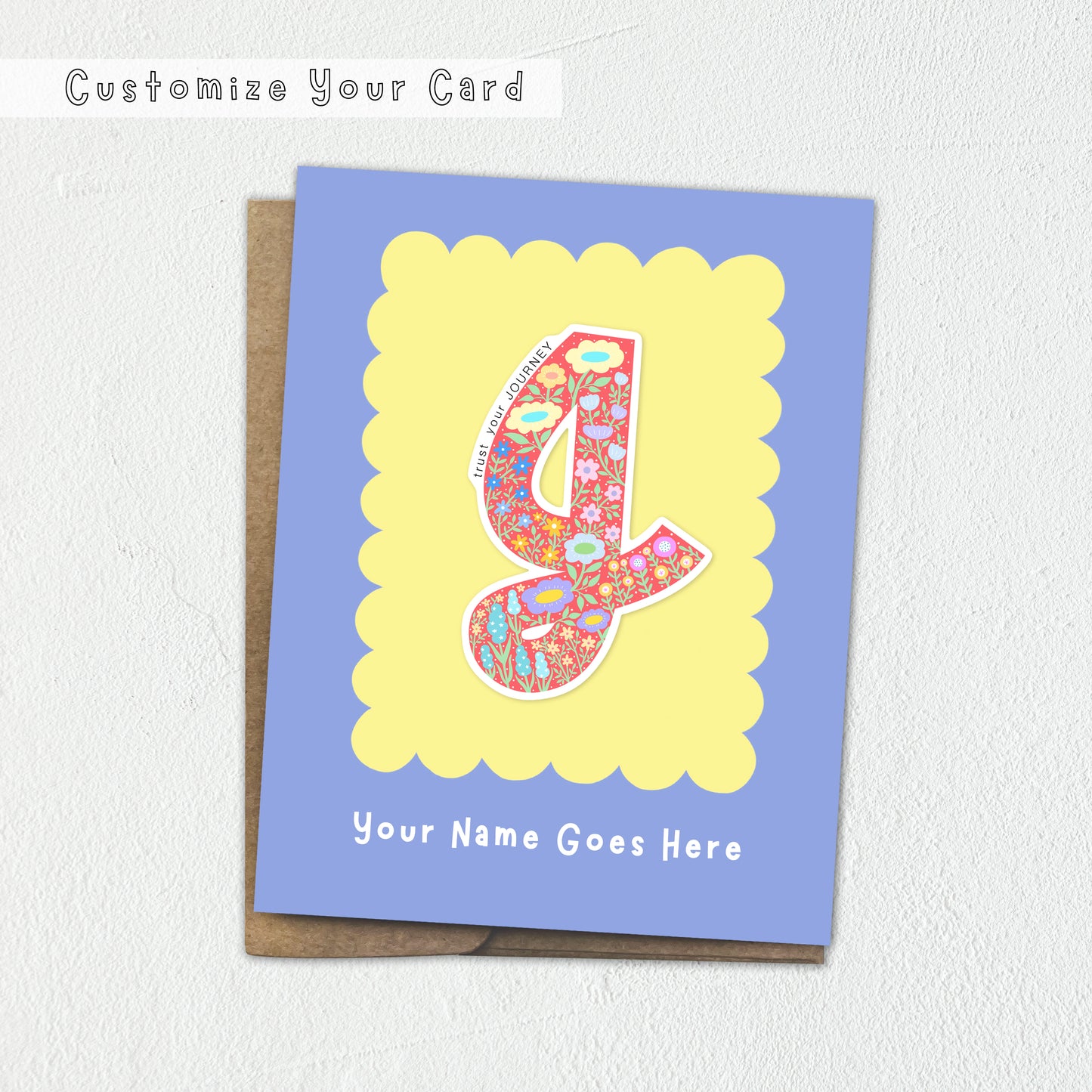 Customized Sticker Greeting Cards
