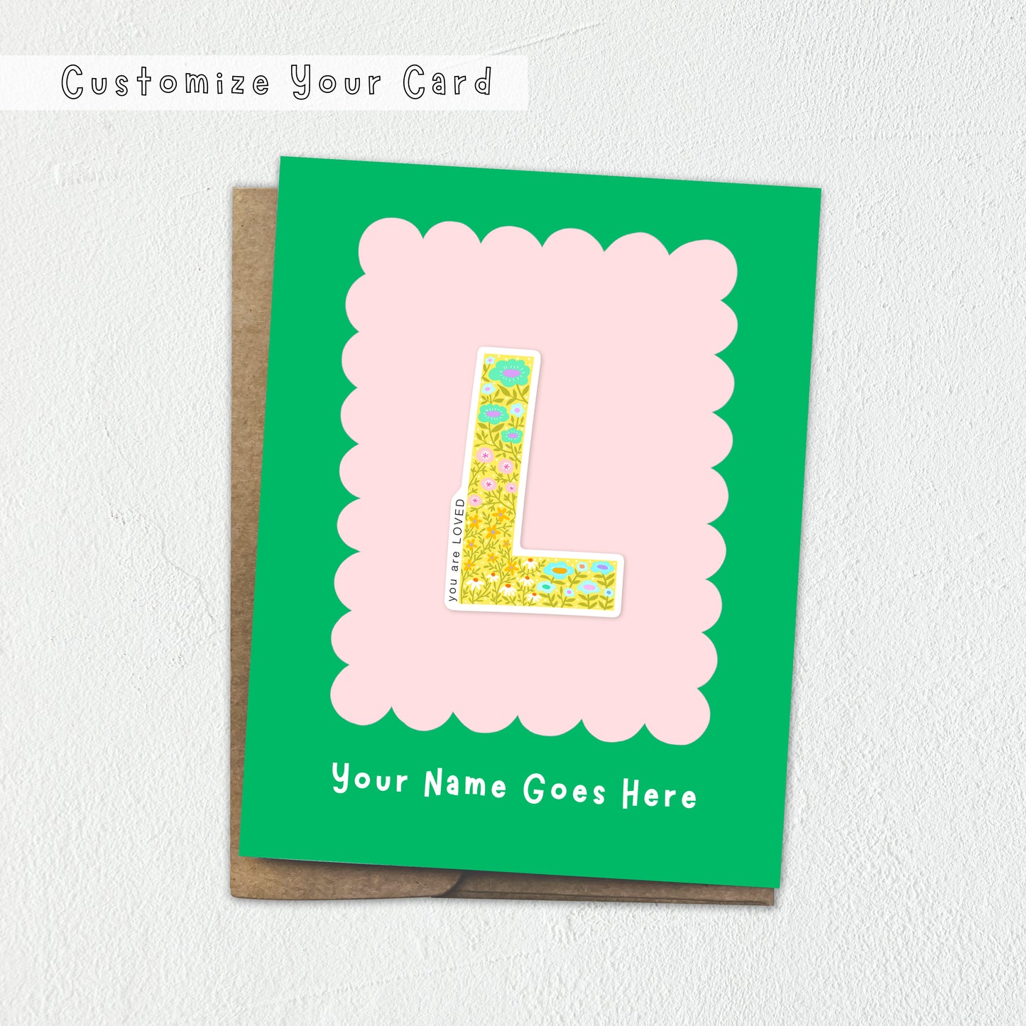 Customized Sticker Greeting Cards