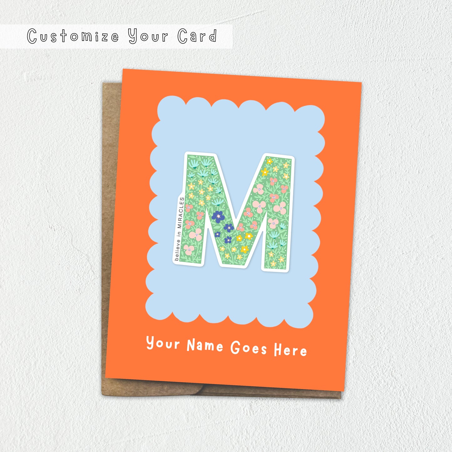 Customized Sticker Greeting Cards