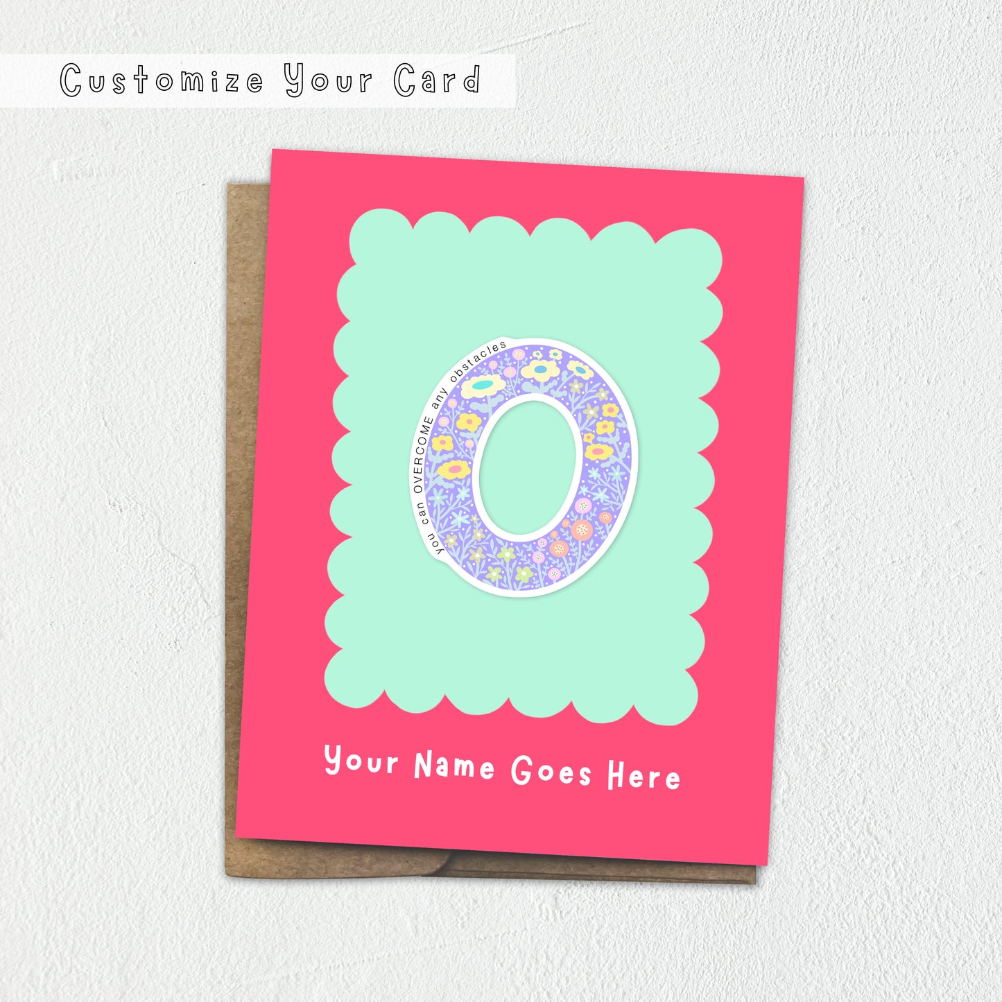 Customized Sticker Greeting Cards