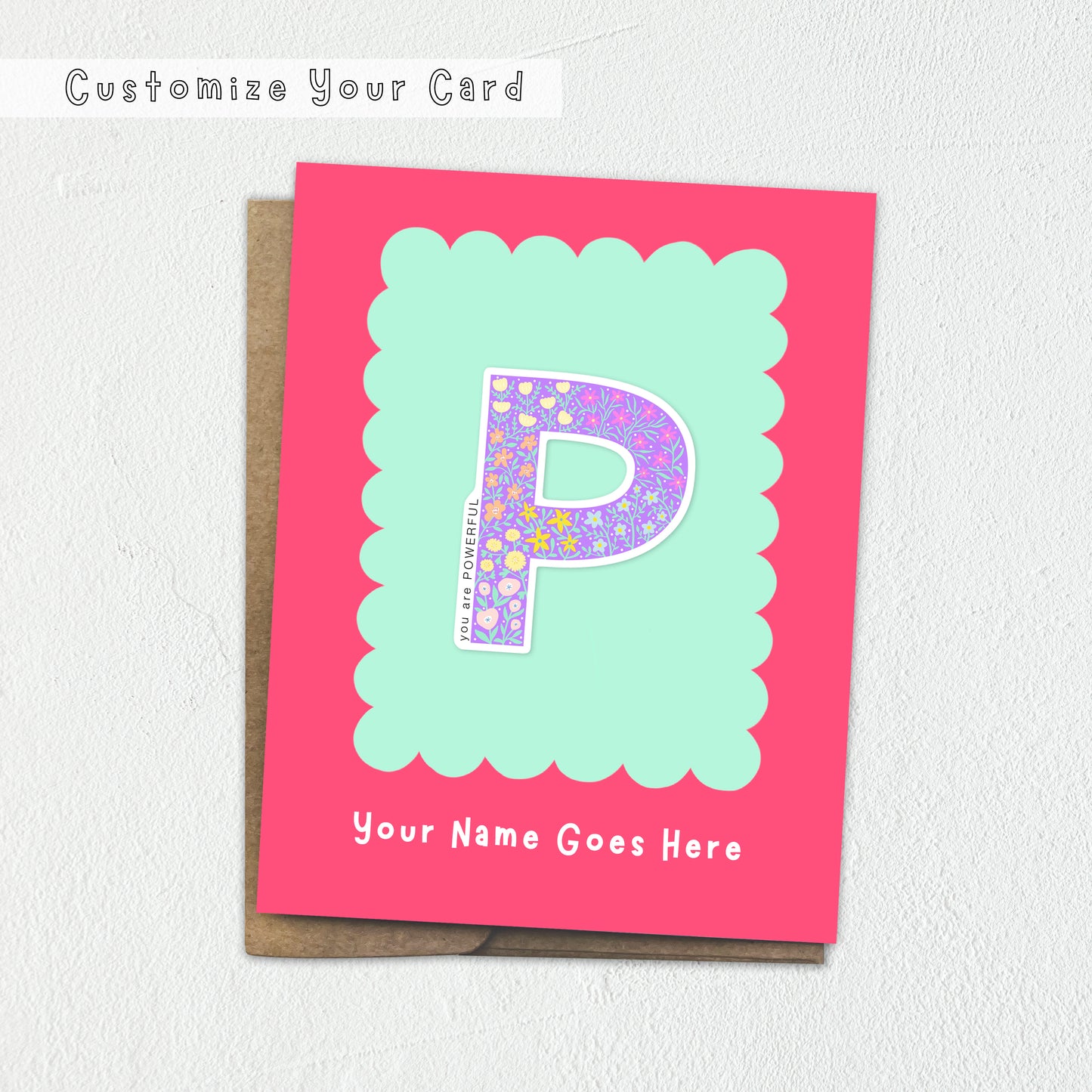 Customized Sticker Greeting Cards