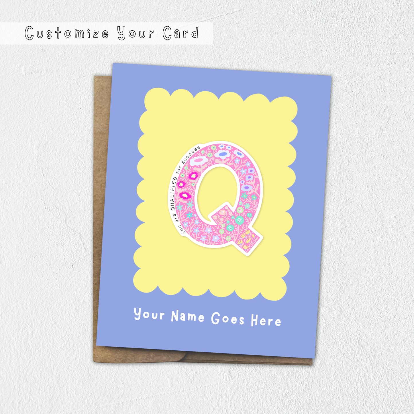 Customized Sticker Greeting Cards