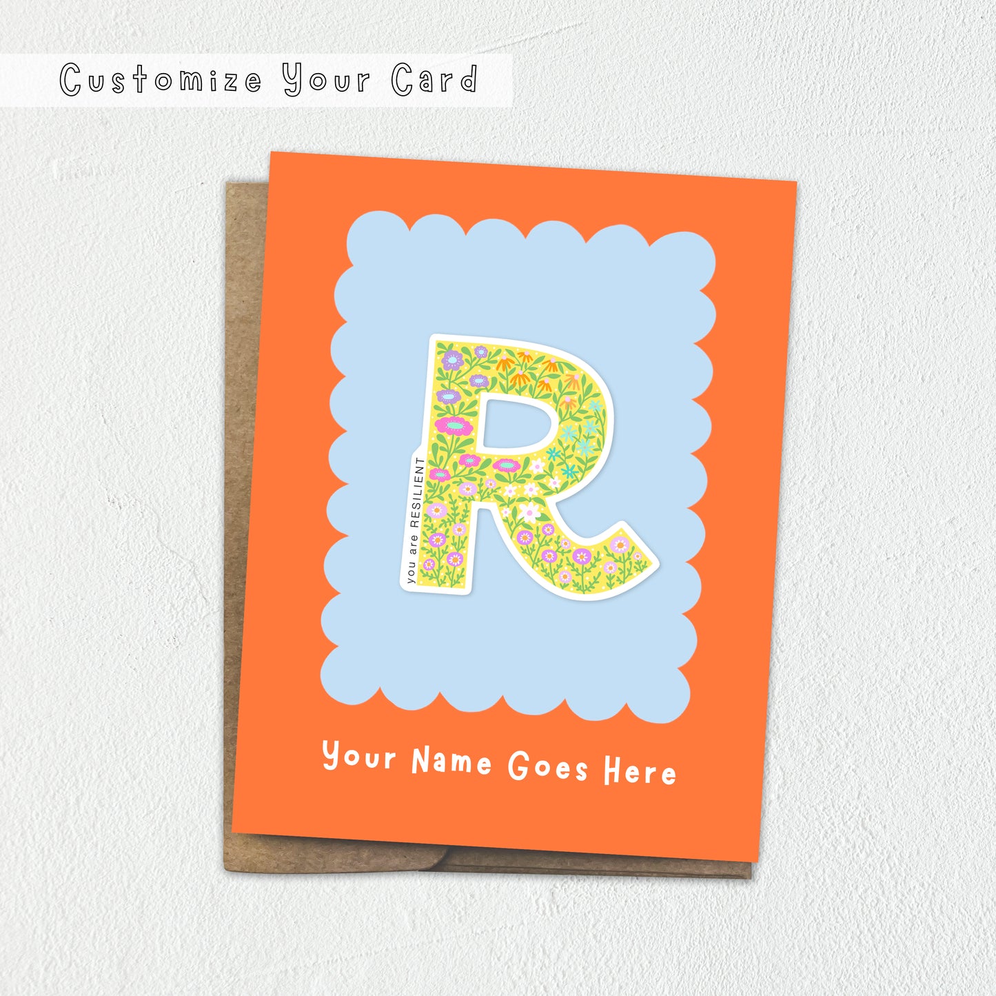 Customized Sticker Greeting Cards