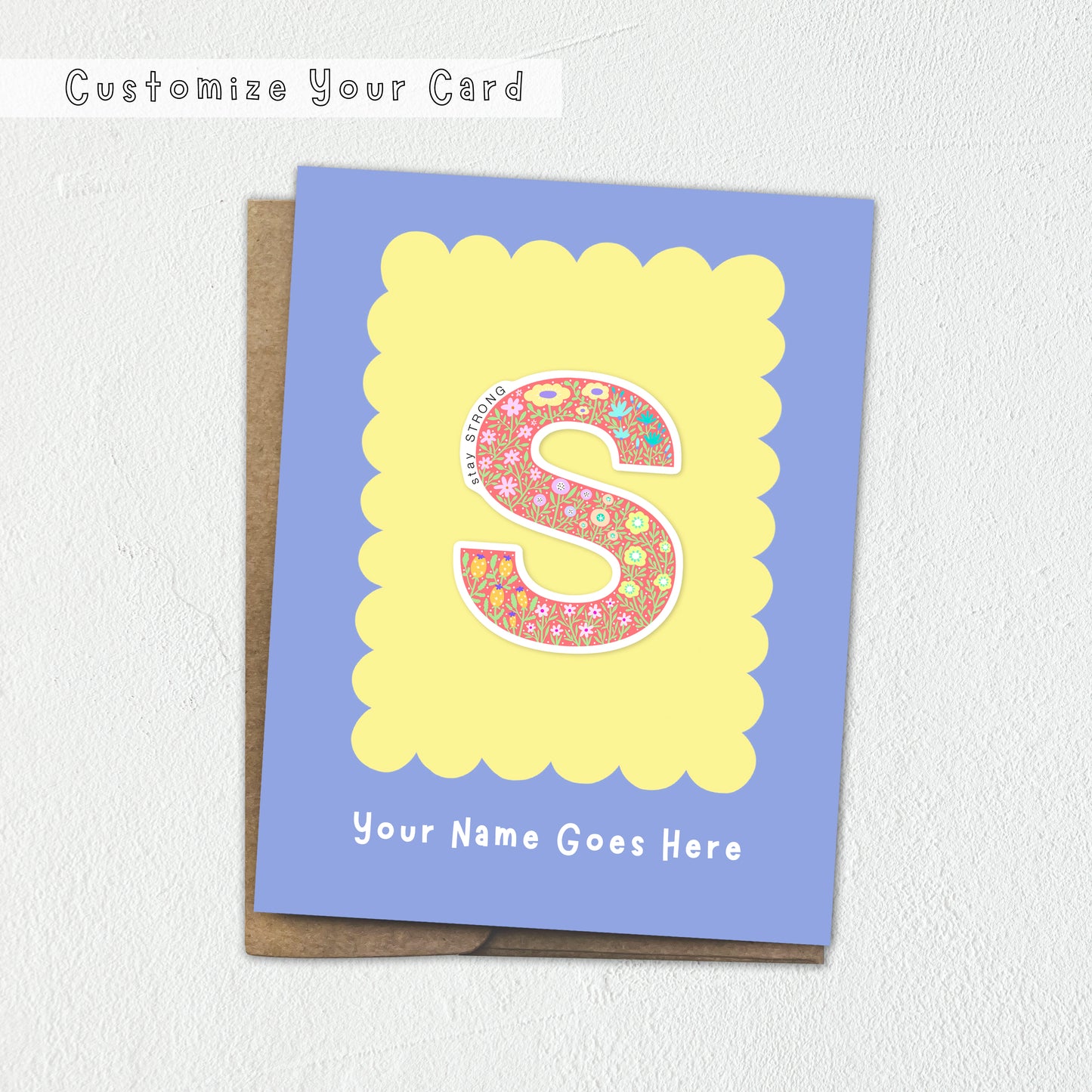 Customized Sticker Greeting Cards